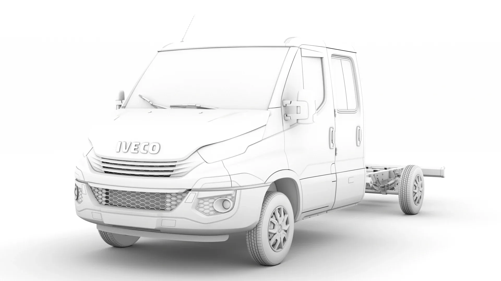 Iveco Daily Crew Cab L4 Chassis 2019