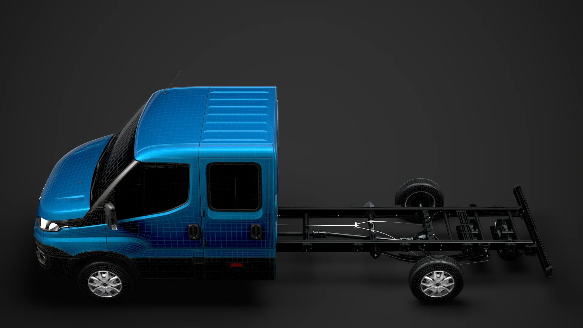 Iveco Daily Crew Cab L4 Chassis 2019