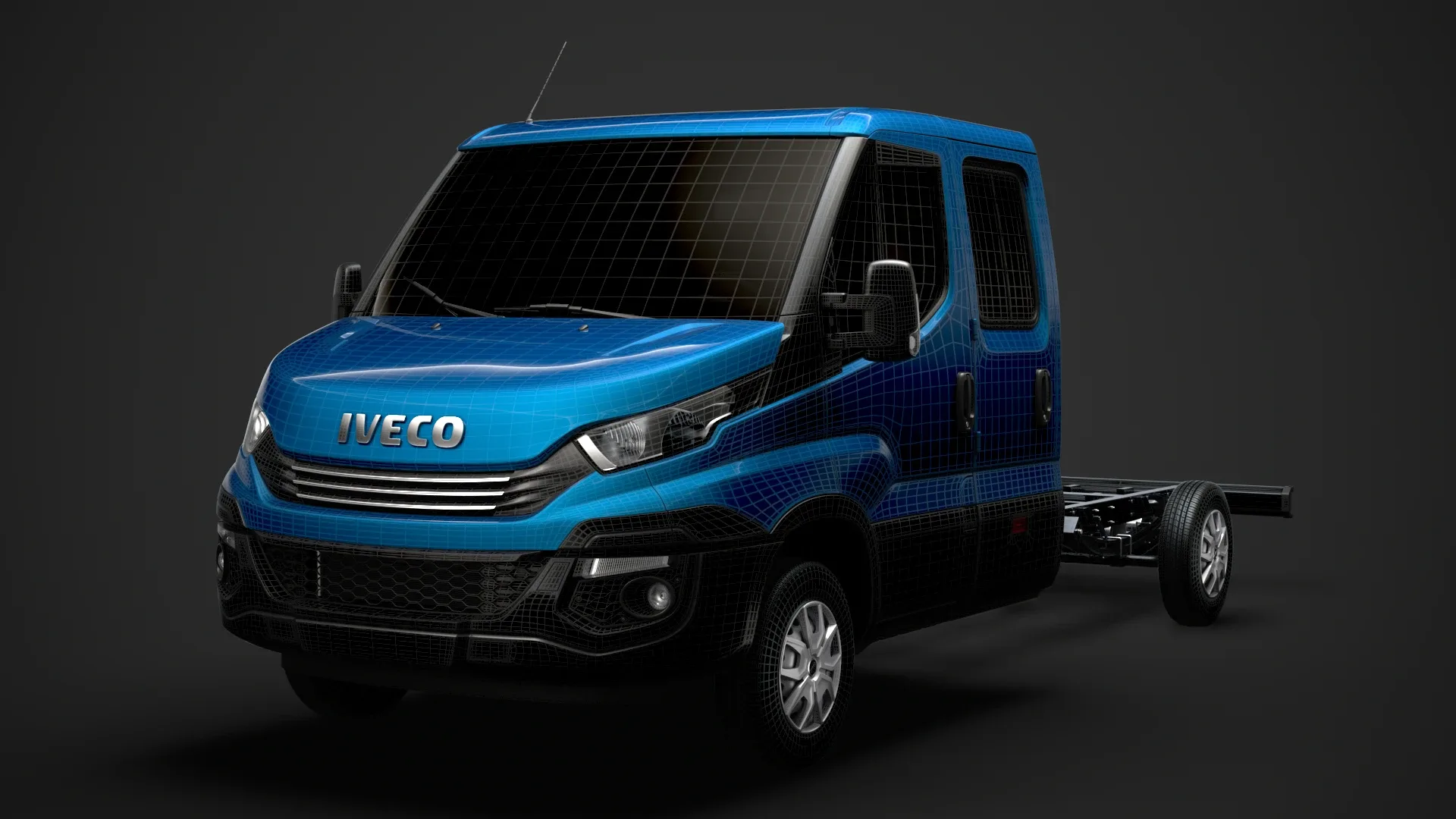 Iveco Daily Crew Cab L4 Chassis 2019
