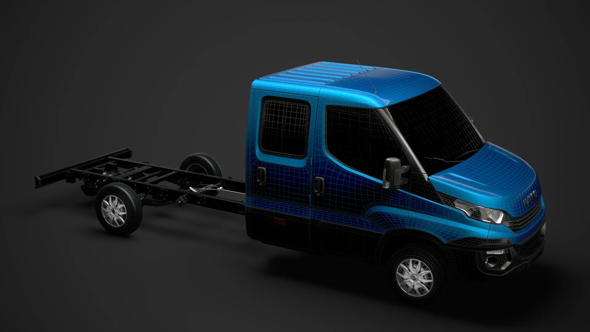 Iveco Daily Crew Cab L4 Chassis 2019