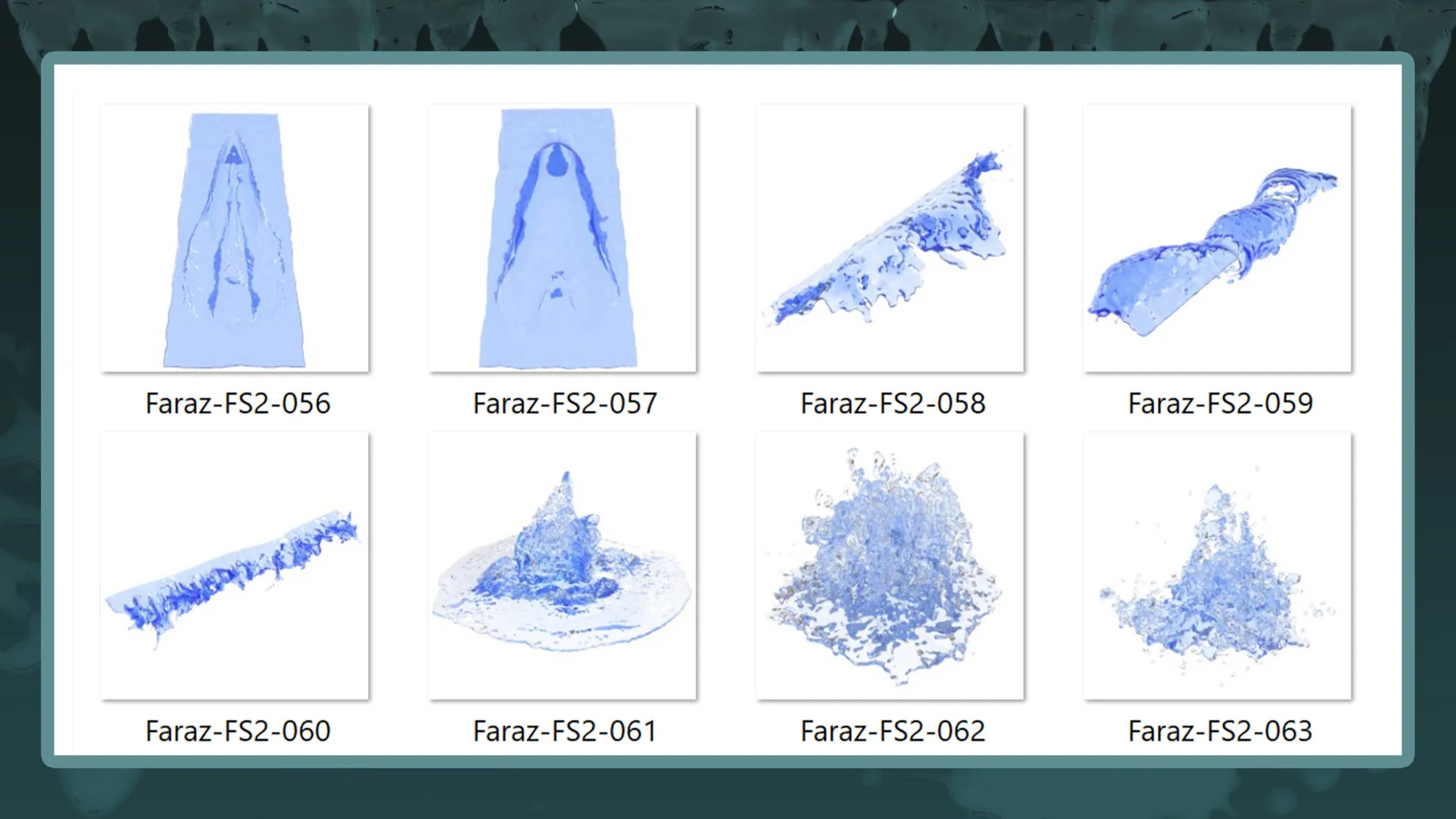 140 Fluid Splash 3D Model, IMM Brush and Alpha Vol.2