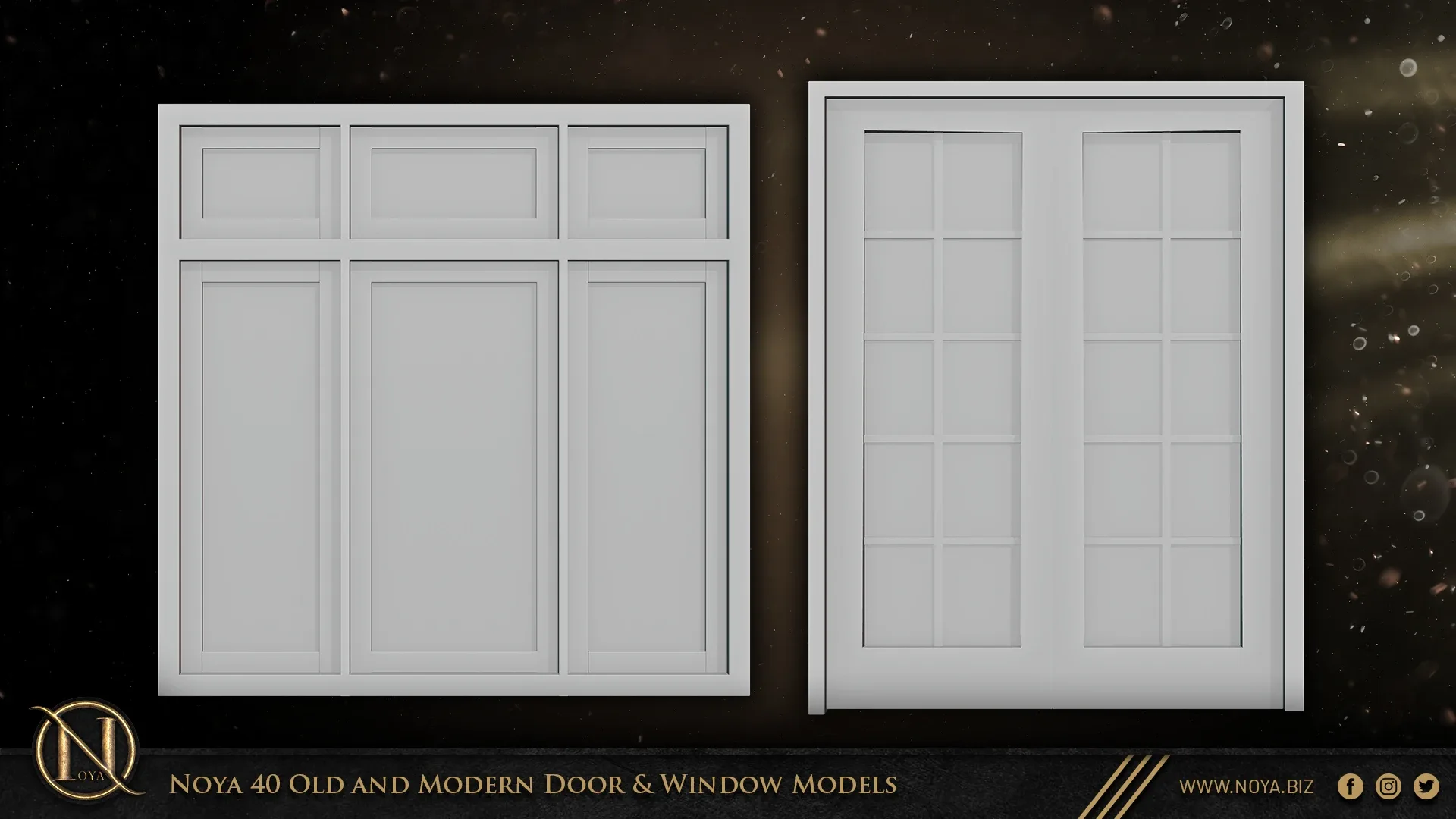 Noya 40 Old and Modern Door & Window Models