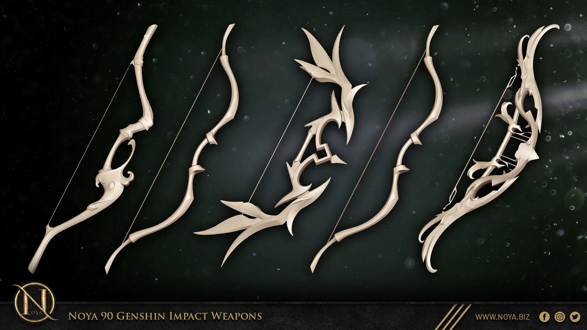 90 Weapons Base meshes