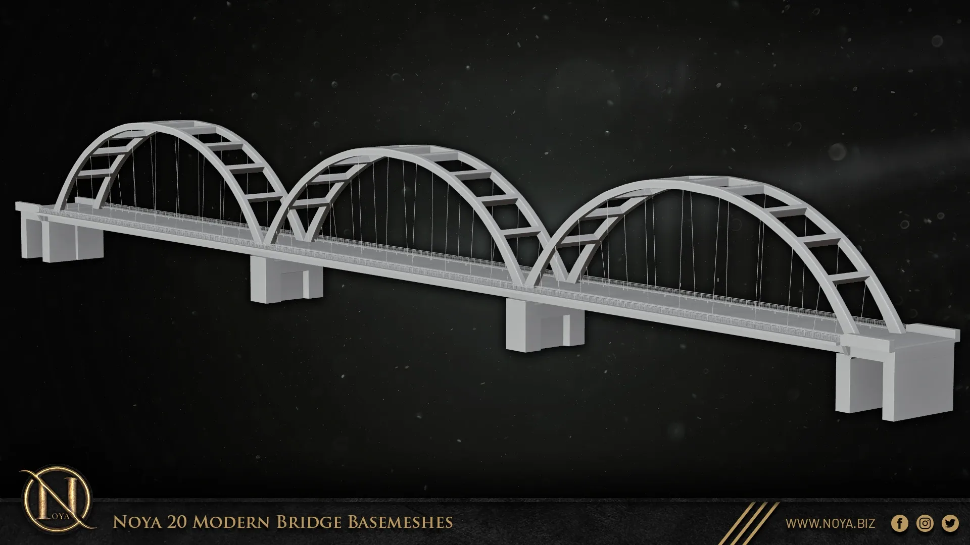 Noya 20 Modern Bridge Basemeshes