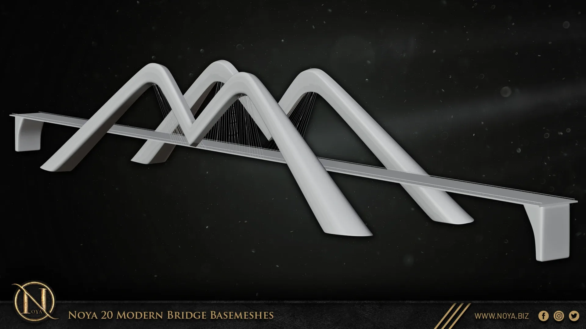 Noya 20 Modern Bridge Basemeshes