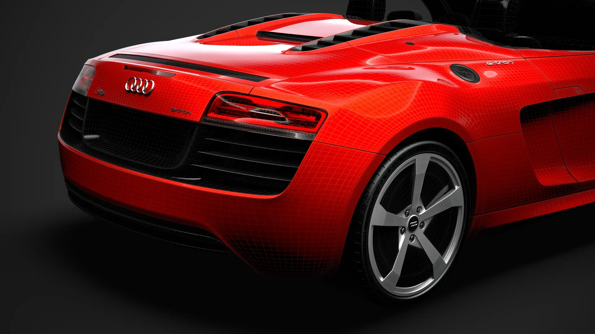 Audi R8 E Tron Spyder 2016