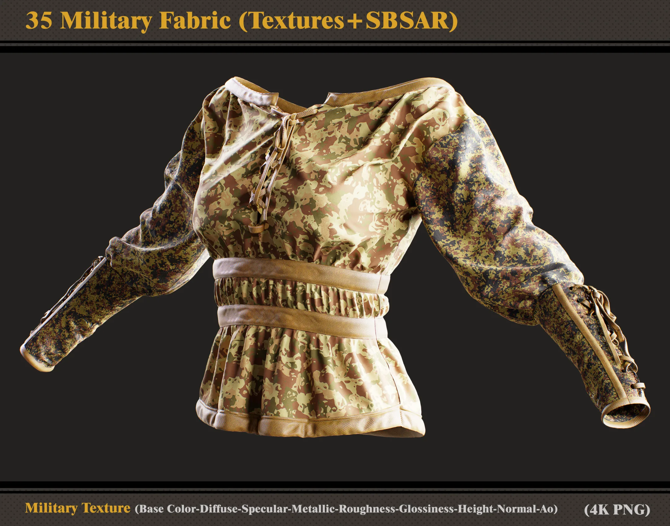 35 Military Fabric (Texture + SBSAR)