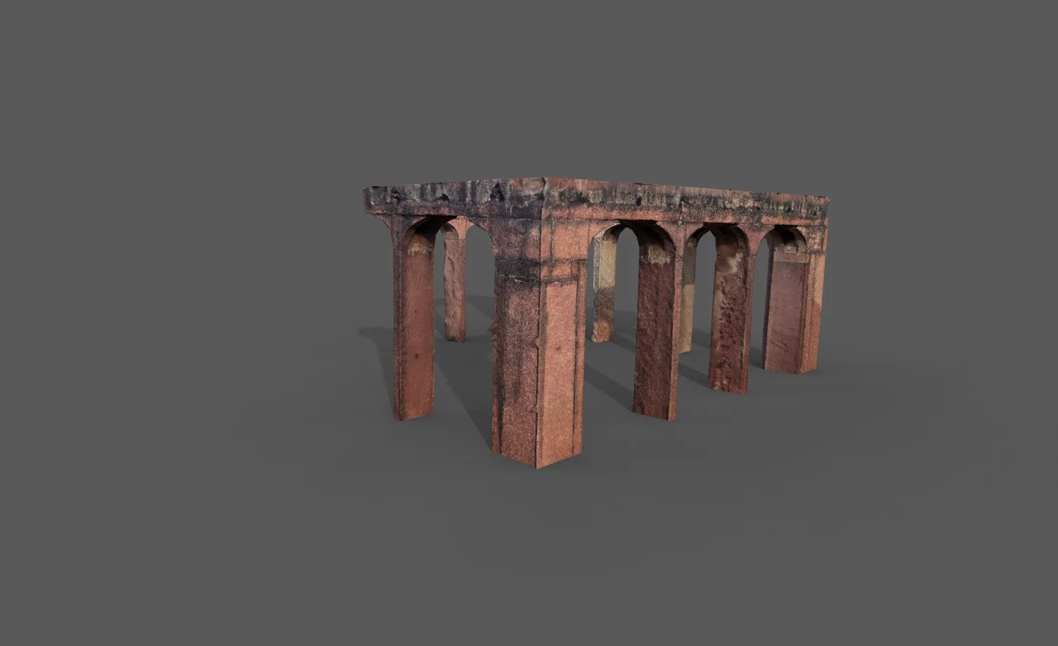 Stone Pillar Low Poly