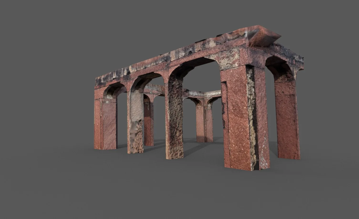 Stone Pillar Low Poly