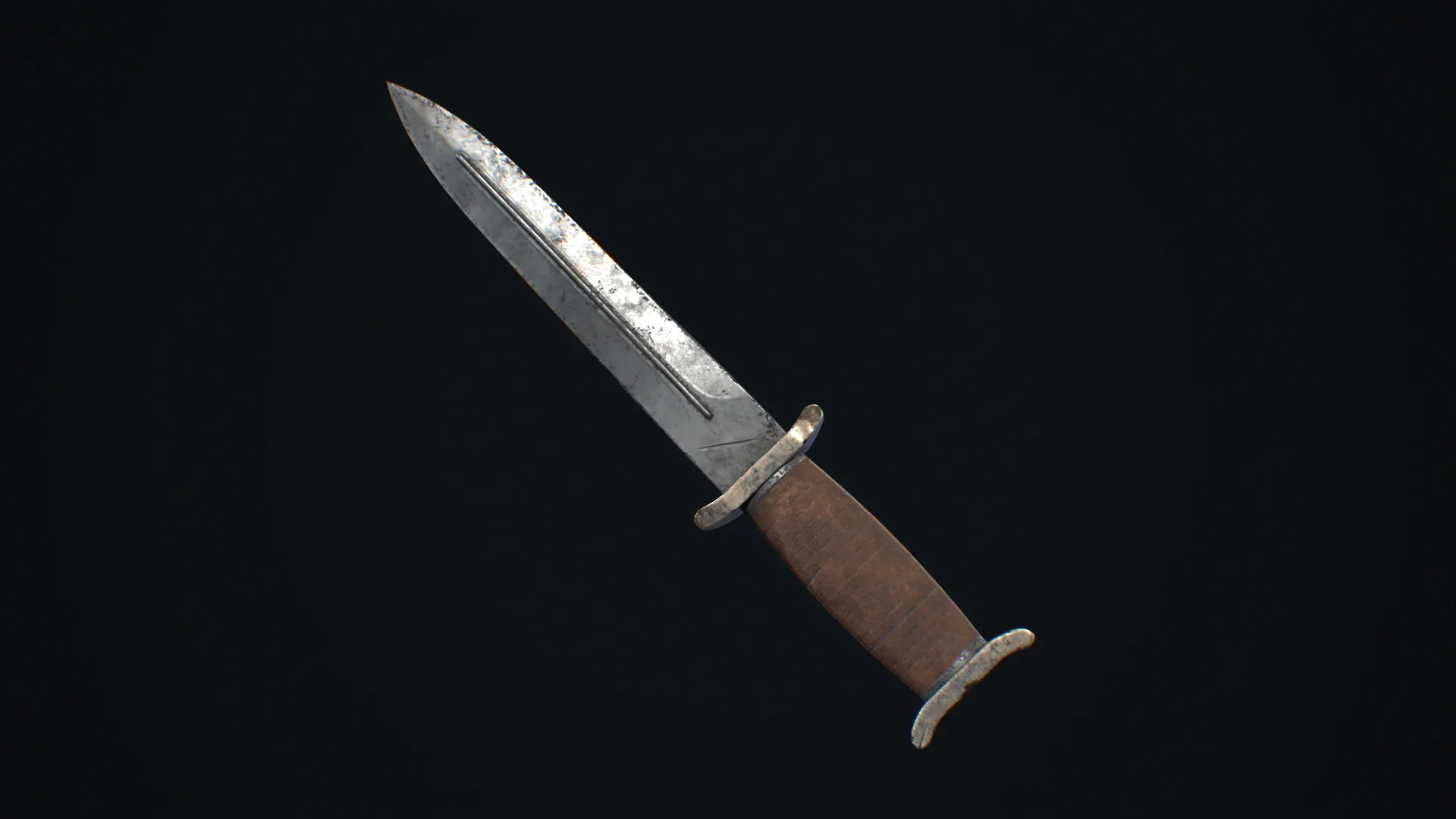 Medieval Weapon Dagger -PBR- Game Ready