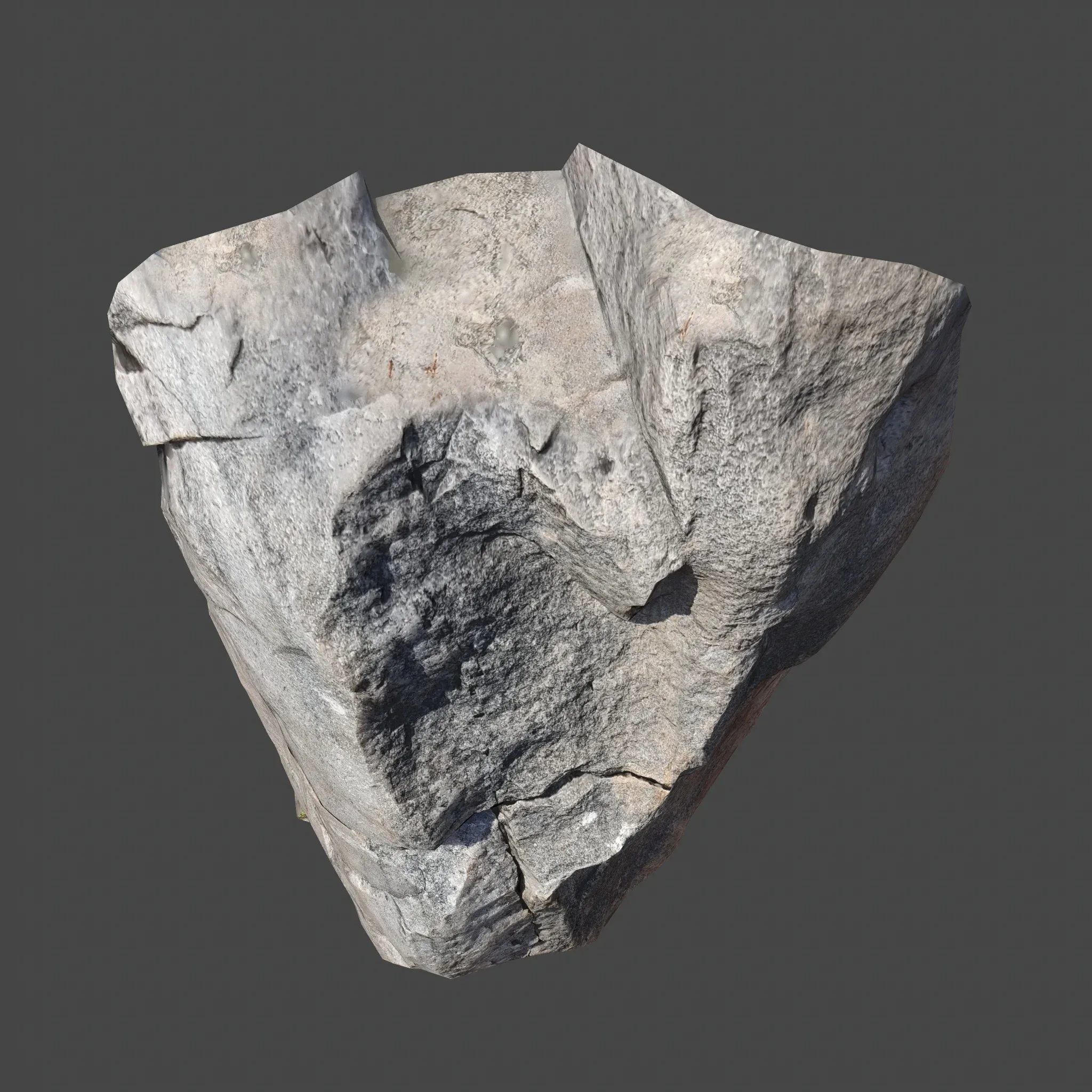 Stone Cliff Low Poly