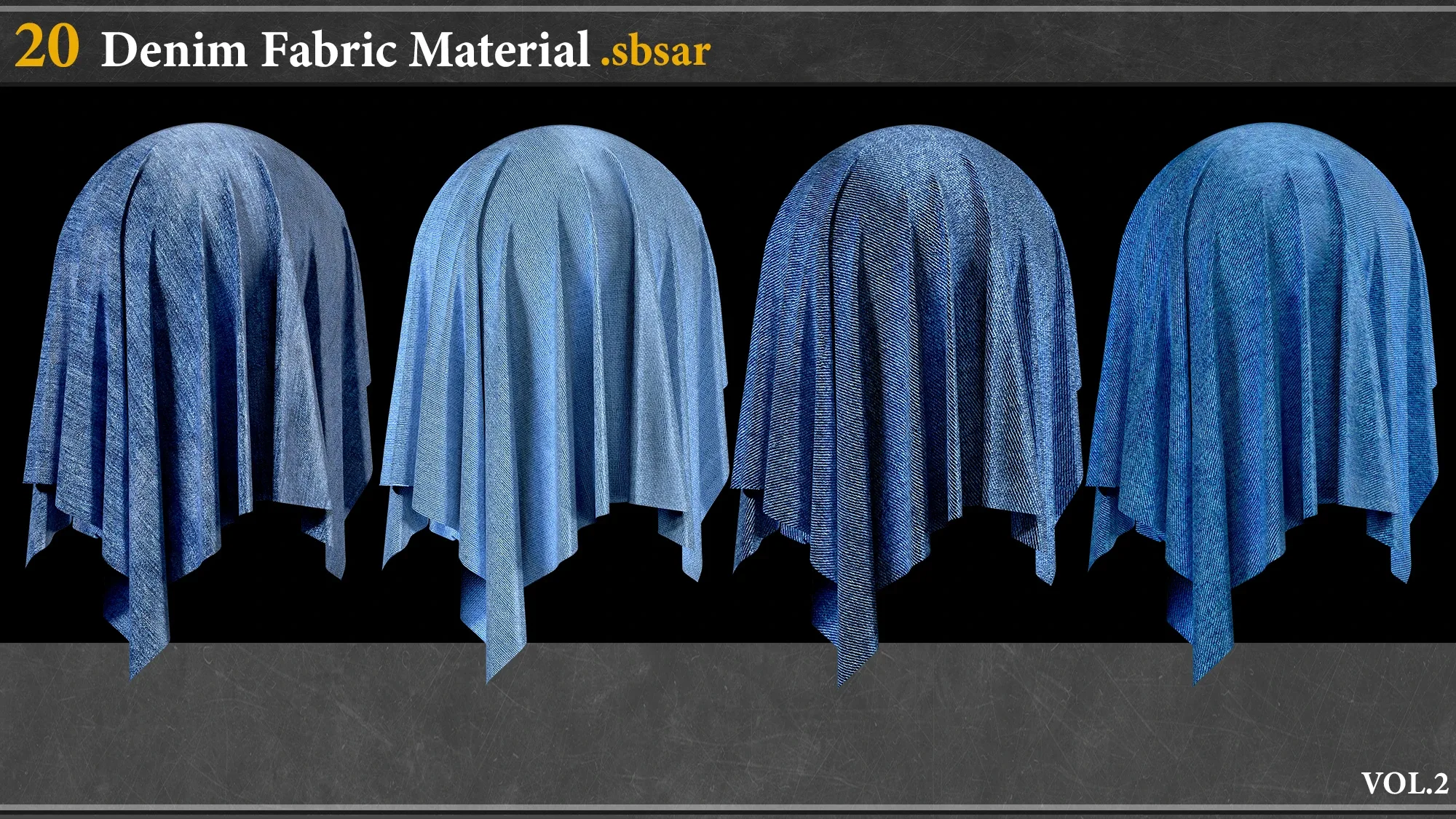 20 Denim Fabric Material _VOL.2