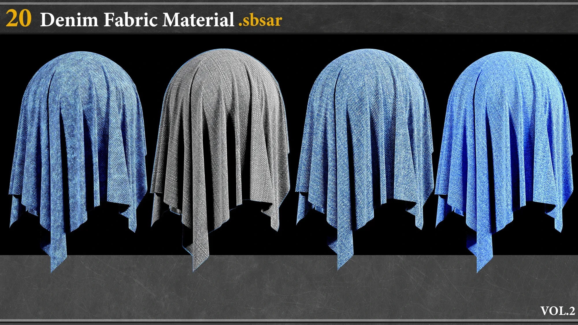 20 Denim Fabric Material _VOL.2