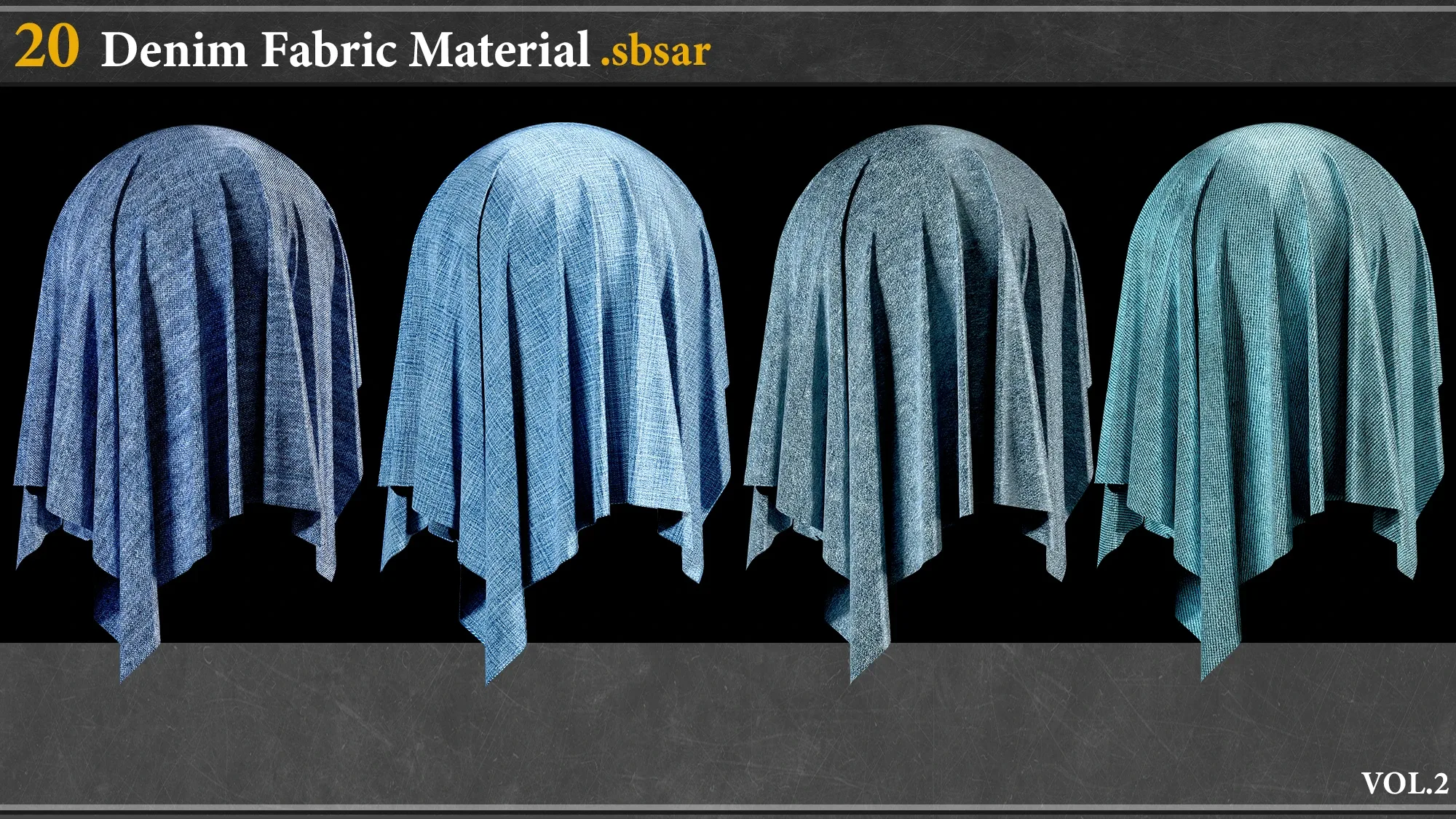 20 Denim Fabric Material _VOL.2