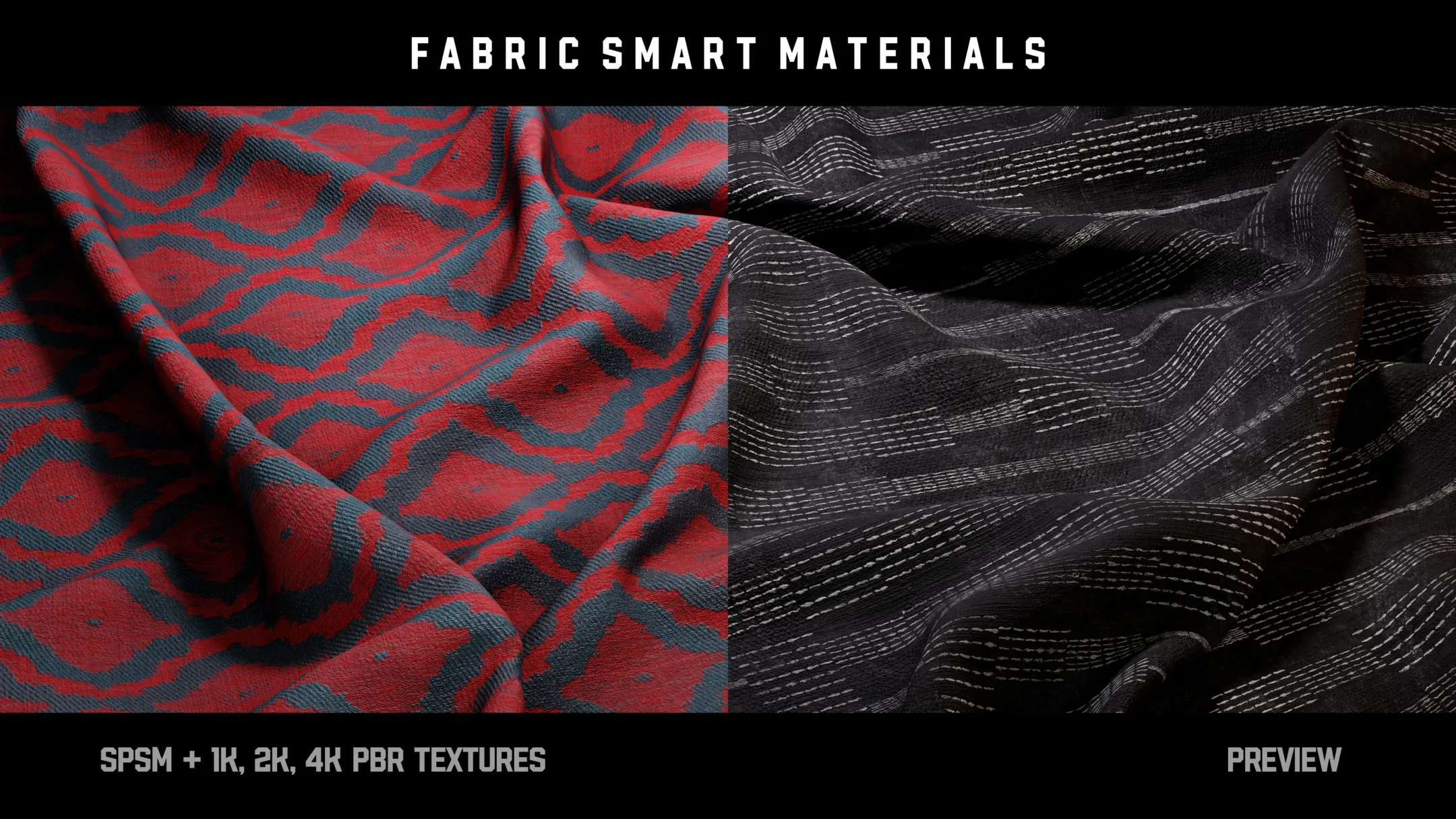 ” 30 High Detailed Fabric Smart Materials ” (vol.2)