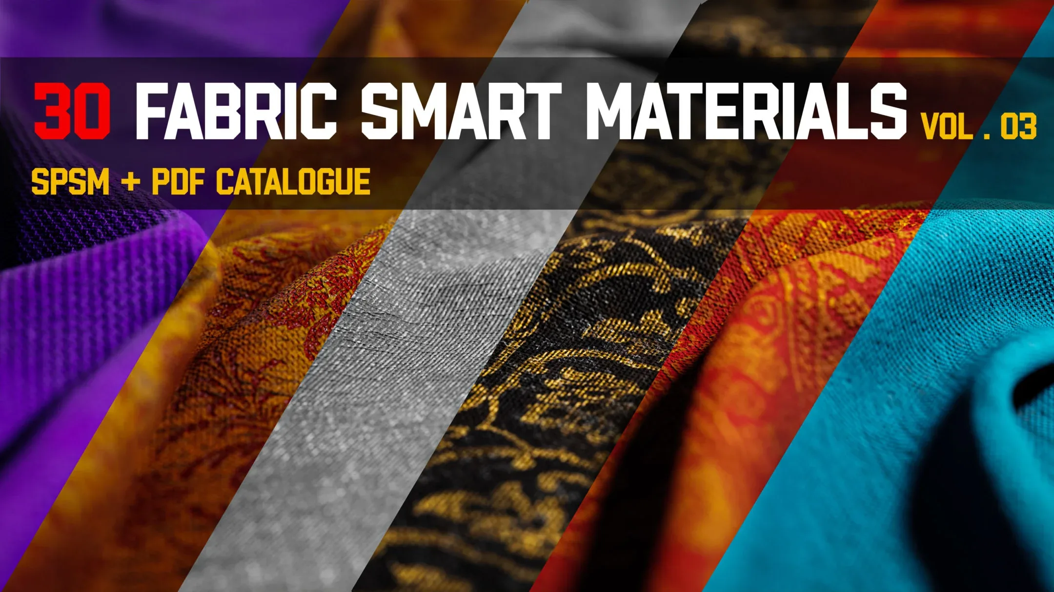 ” 30 High Detailed Fabric Smart Materials ” (vol.3)