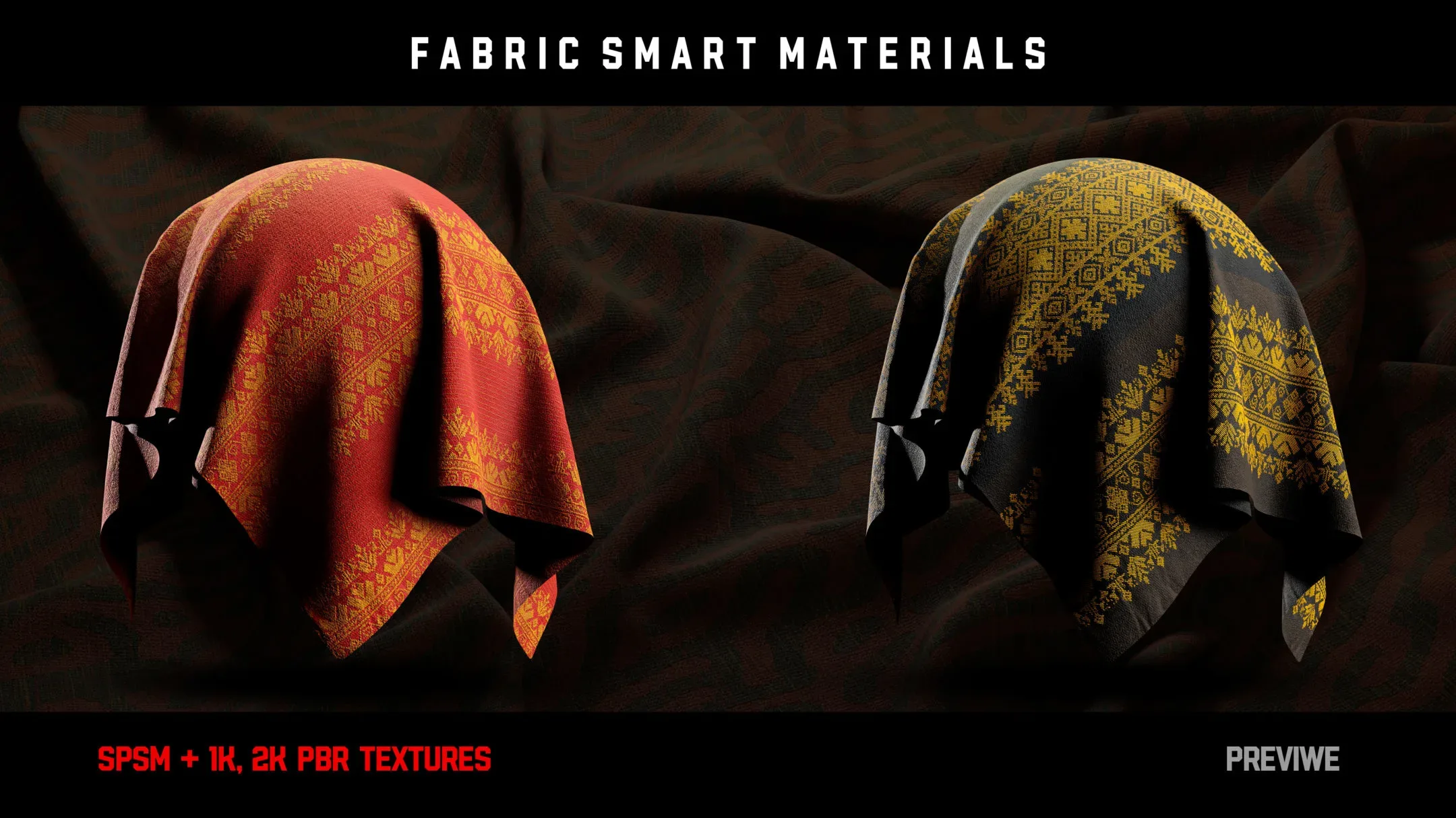 ” 30 High Detailed Fabric Smart Materials ” (vol.3)