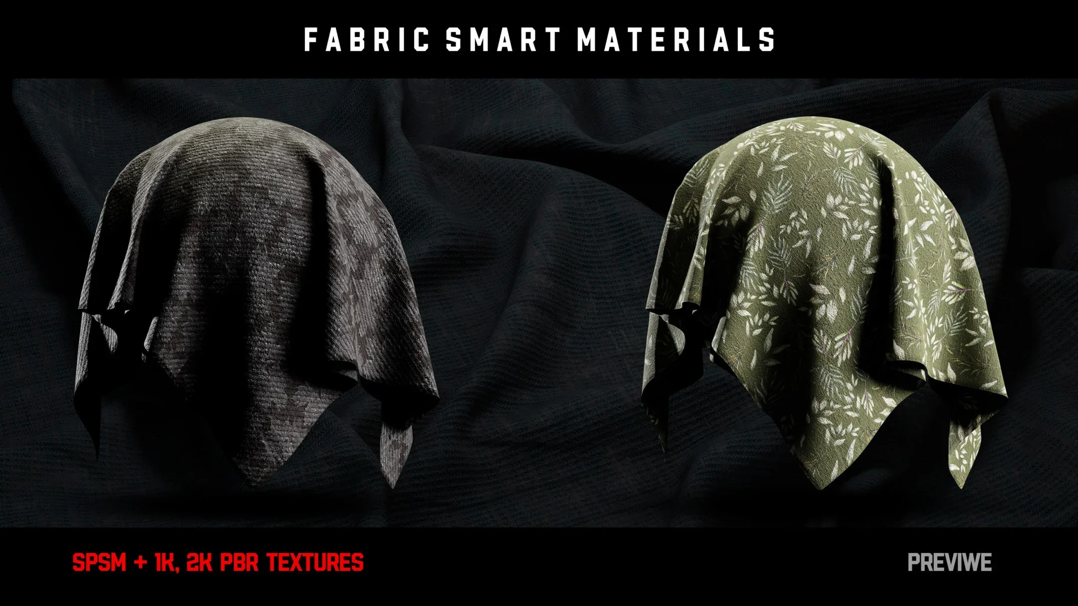 ” 30 High Detailed Fabric Smart Materials ” (vol.3)