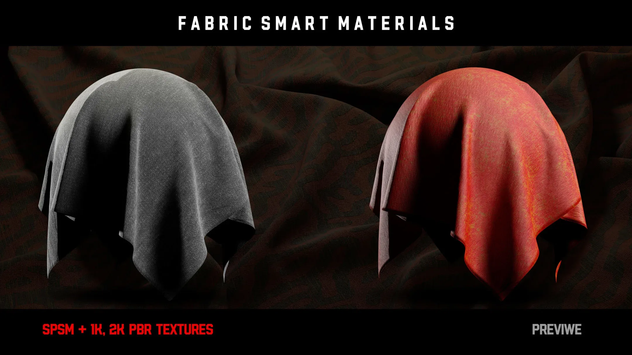 ” 30 High Detailed Fabric Smart Materials ” (vol.3)