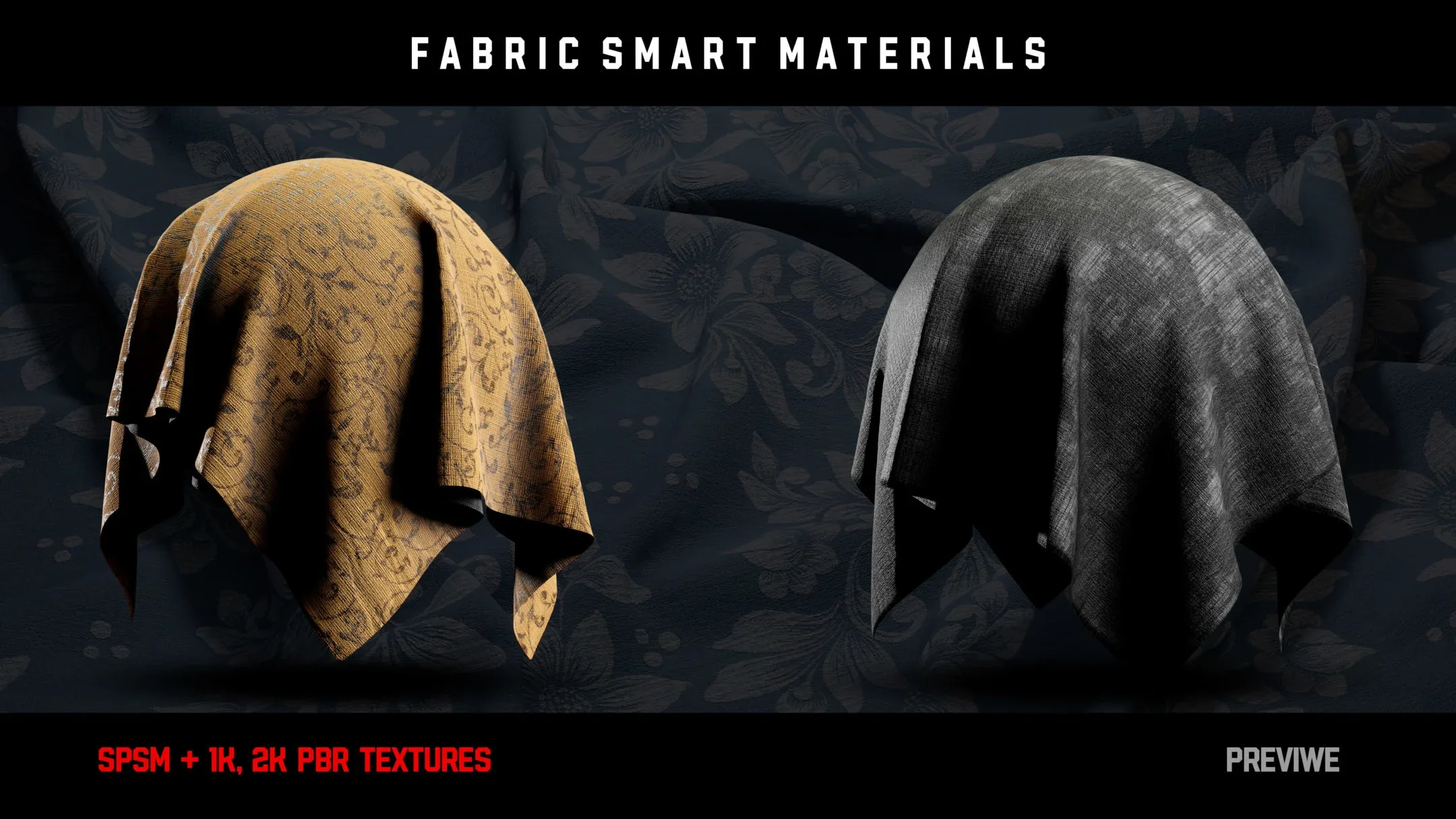 ” 30 High Detailed Fabric Smart Materials ” (vol.3)