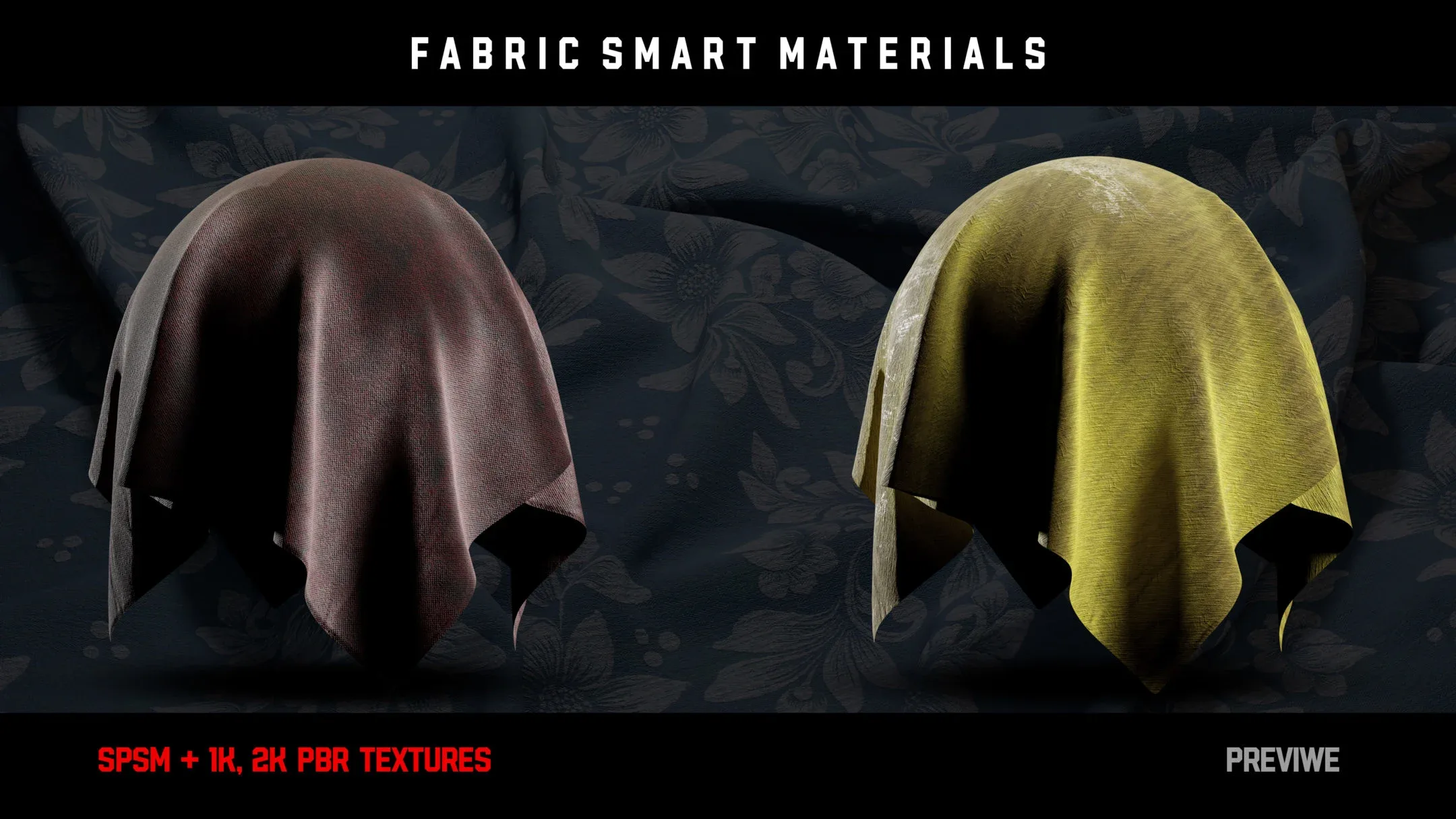 ” 30 High Detailed Fabric Smart Materials ” (vol.3)