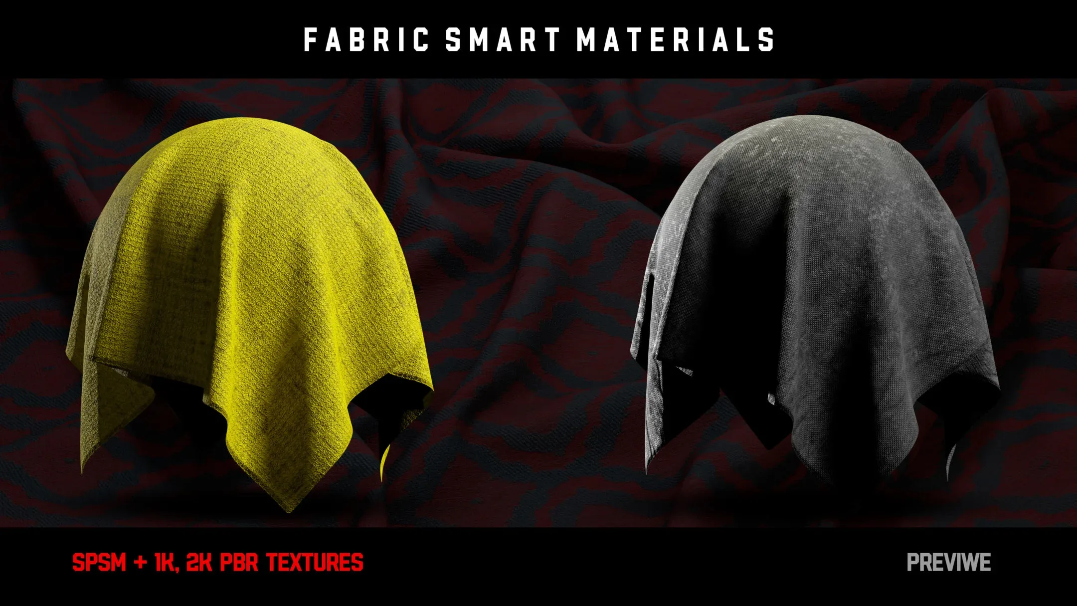 ” 30 High Detailed Fabric Smart Materials ” (vol.3)