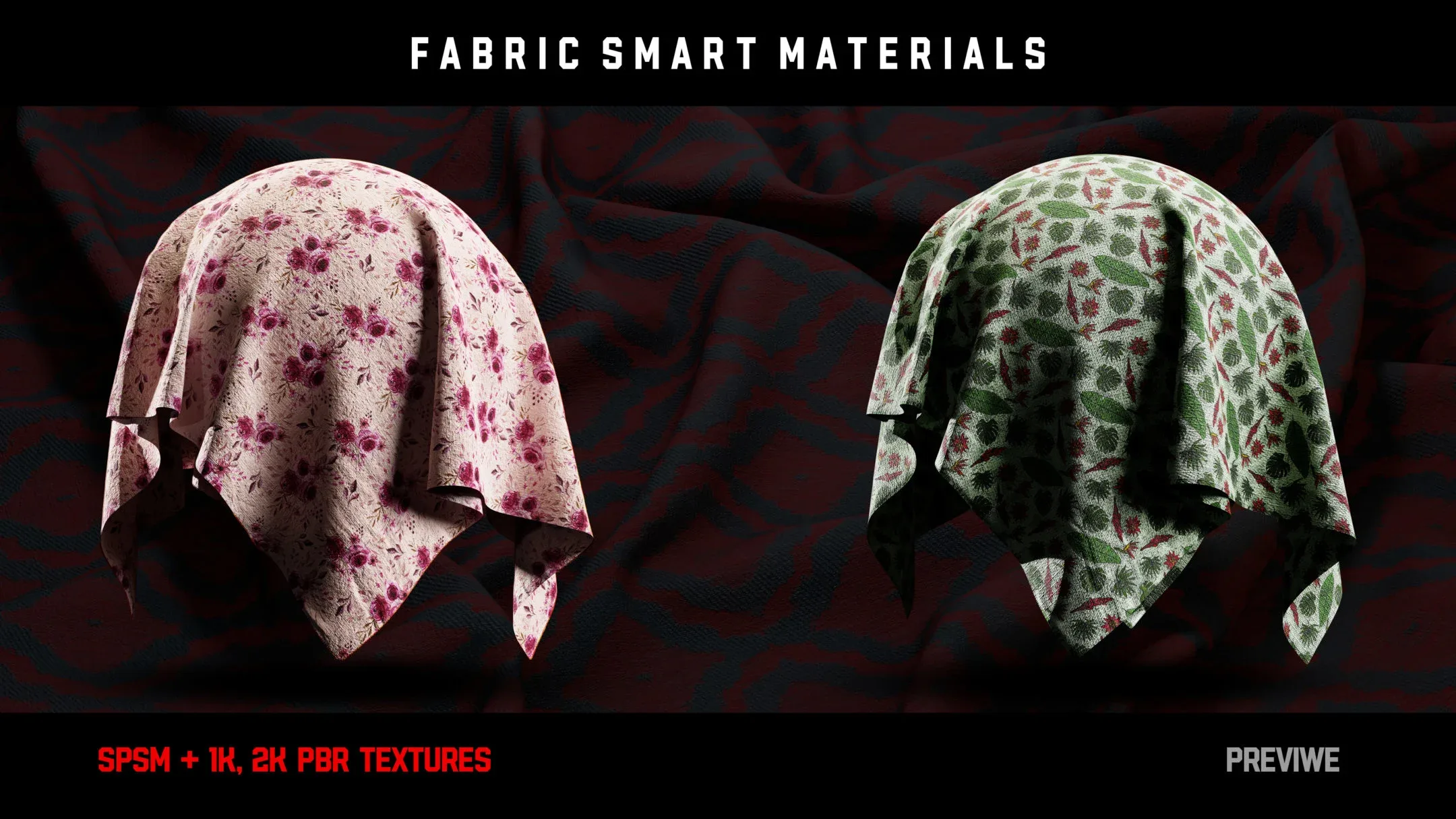 ” 30 High Detailed Fabric Smart Materials ” (vol.3)