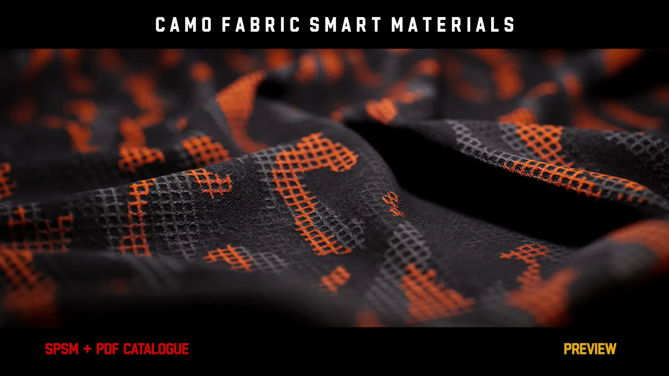 ” 15 High Detailed Camo Fabric Smart Materials ” (vol.2)