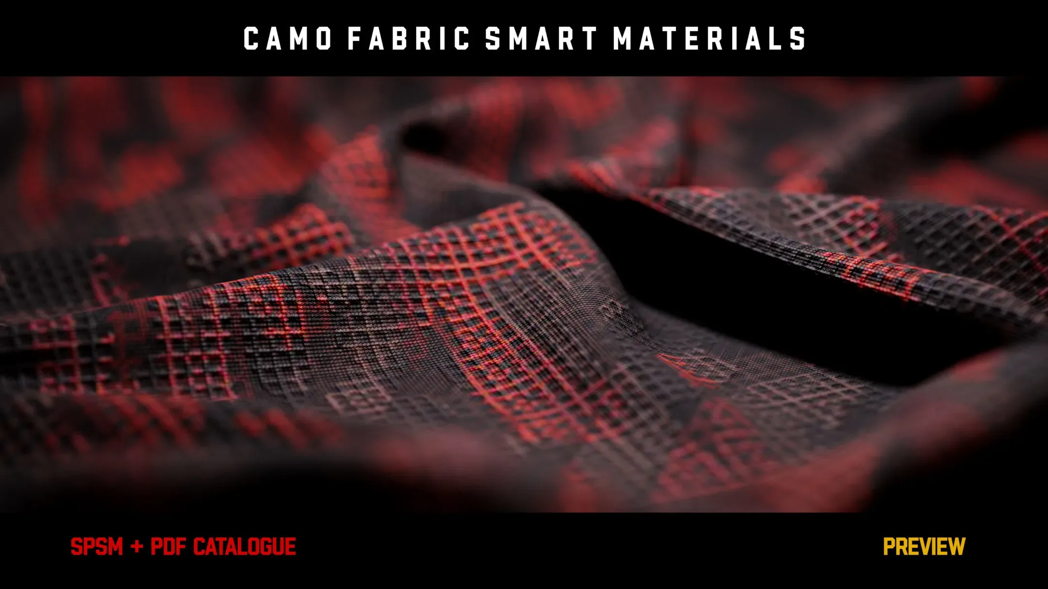 ” 15 High Detailed Camo Fabric Smart Materials ” (vol.2)