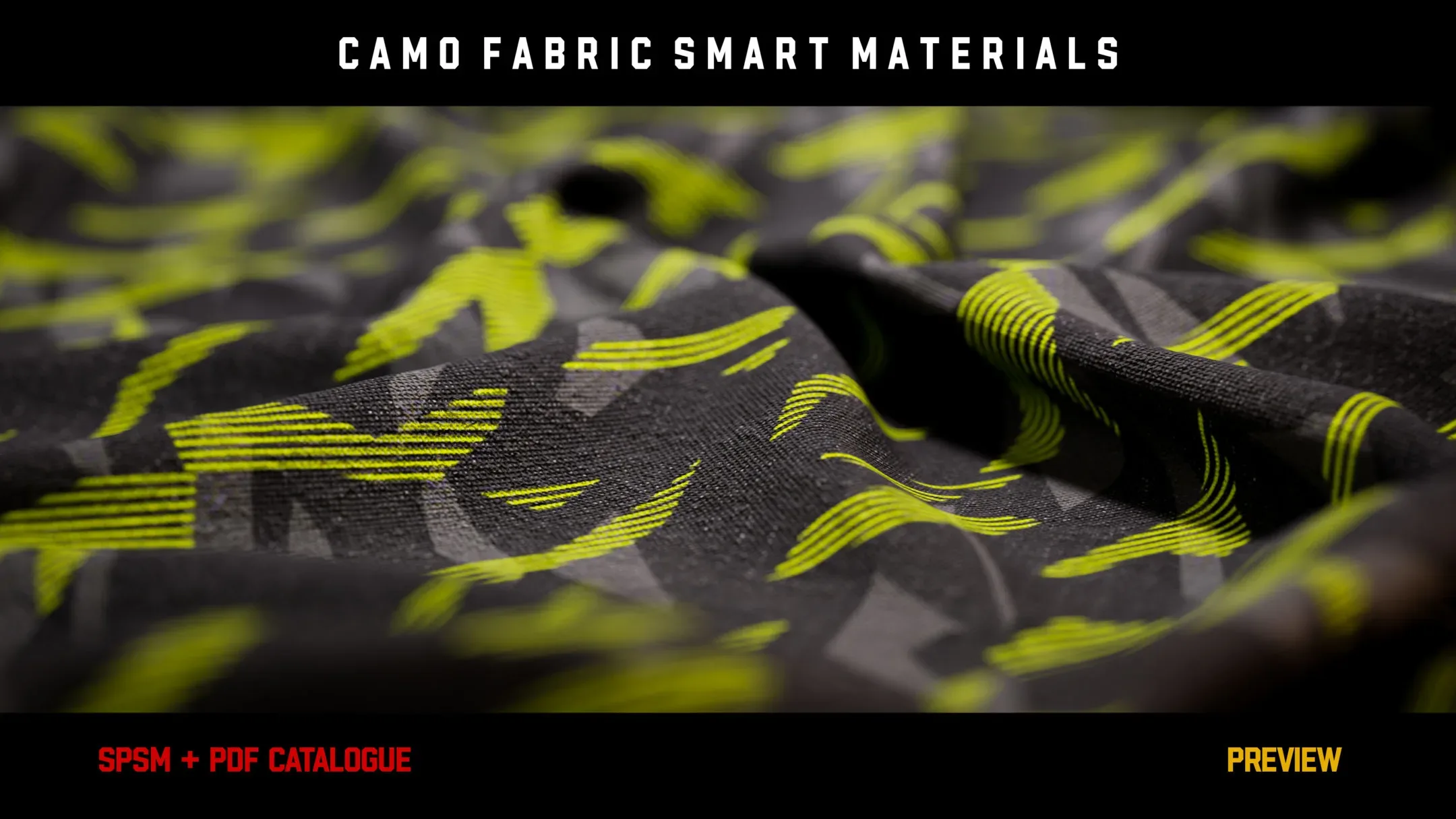 ” 15 High Detailed Camo Fabric Smart Materials ” (vol.2)