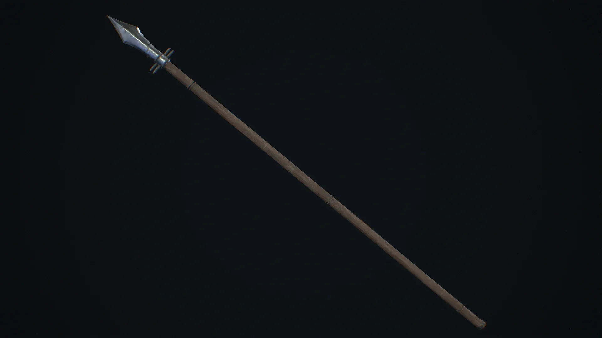 Medieval Weapon Spear -PBR- Game Ready