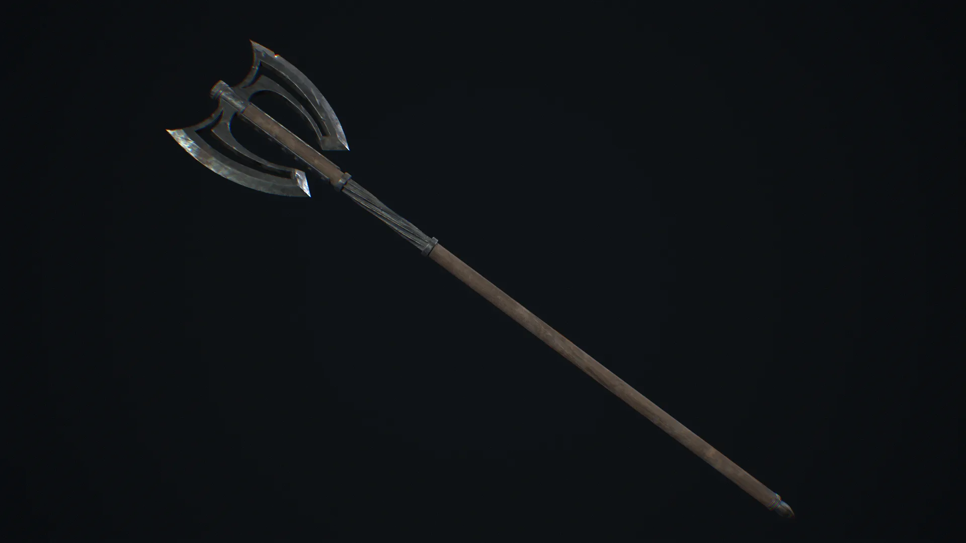 Medieval Weapon War Axe -PBR- Game Ready