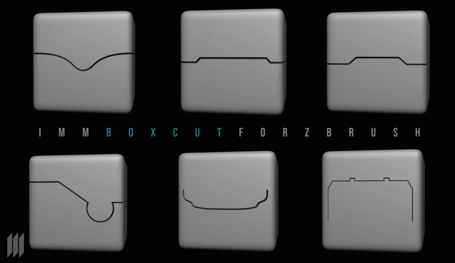 IMM BoxCut BrushTool for Hardsurface - For Zbrush 2022