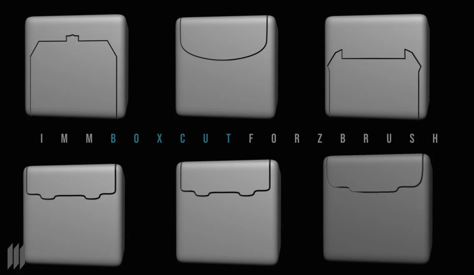 IMM BoxCut BrushTool for Hardsurface - For Zbrush 2022