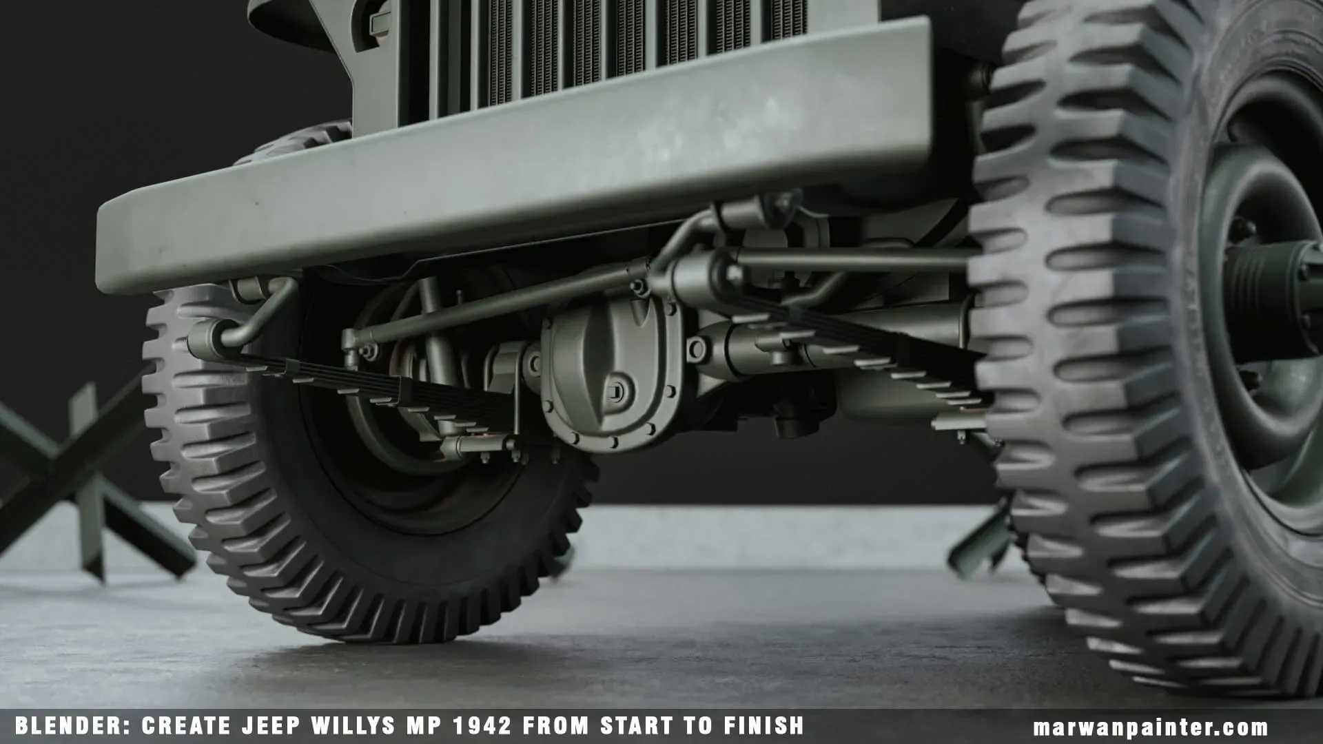 Blender: Create Jeep Willys MB 1942 From Start To Finish