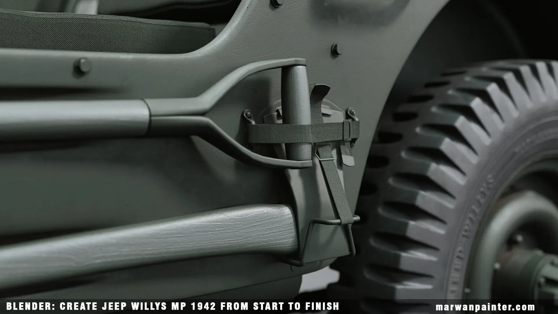 Blender: Create Jeep Willys MB 1942 From Start To Finish