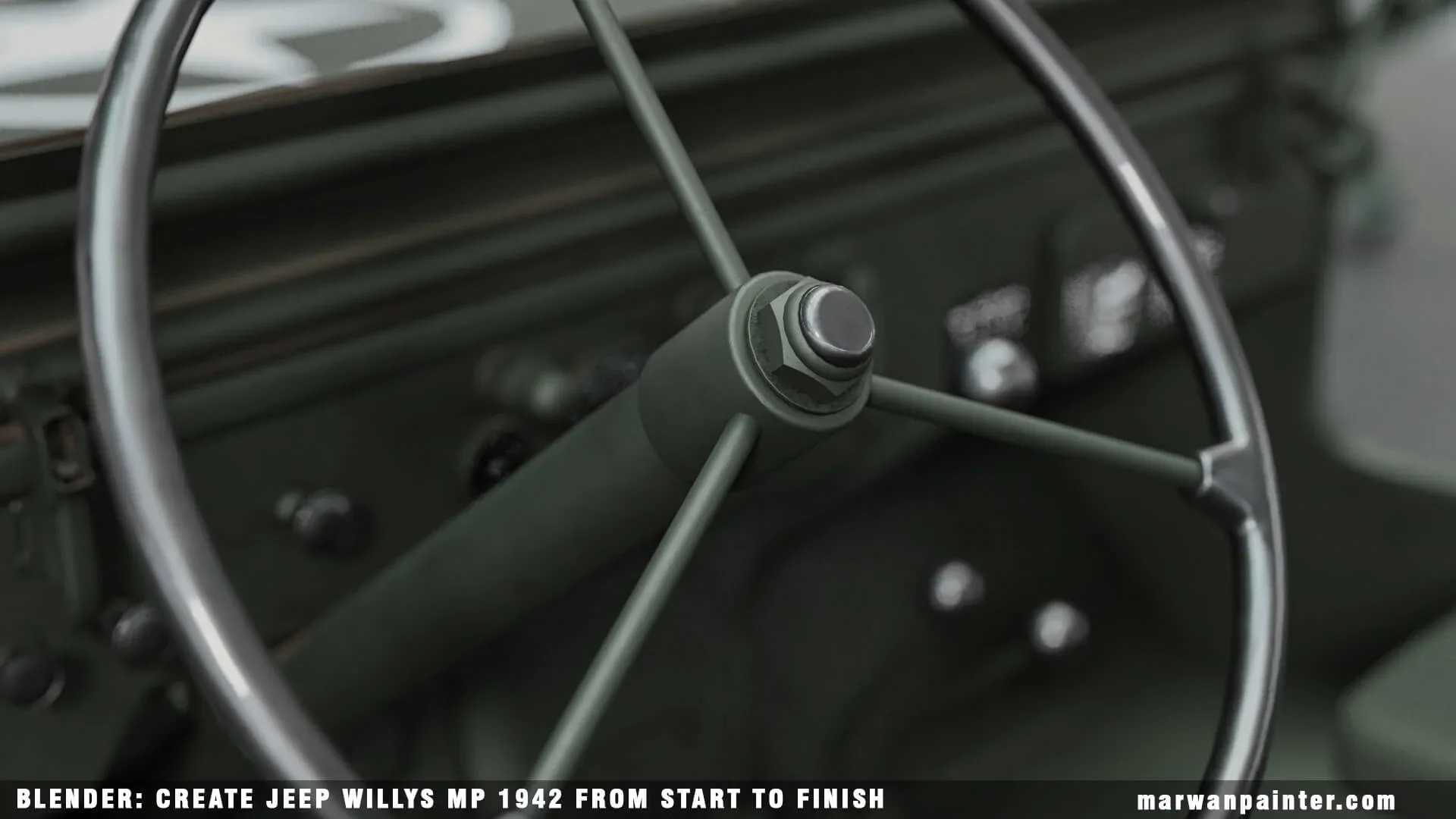 Blender: Create Jeep Willys MB 1942 From Start To Finish