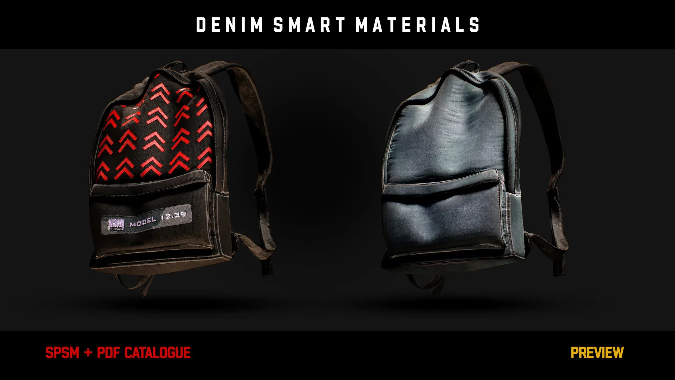 ” 15 High Detailed Denim Smart Materials ” (vol.2)