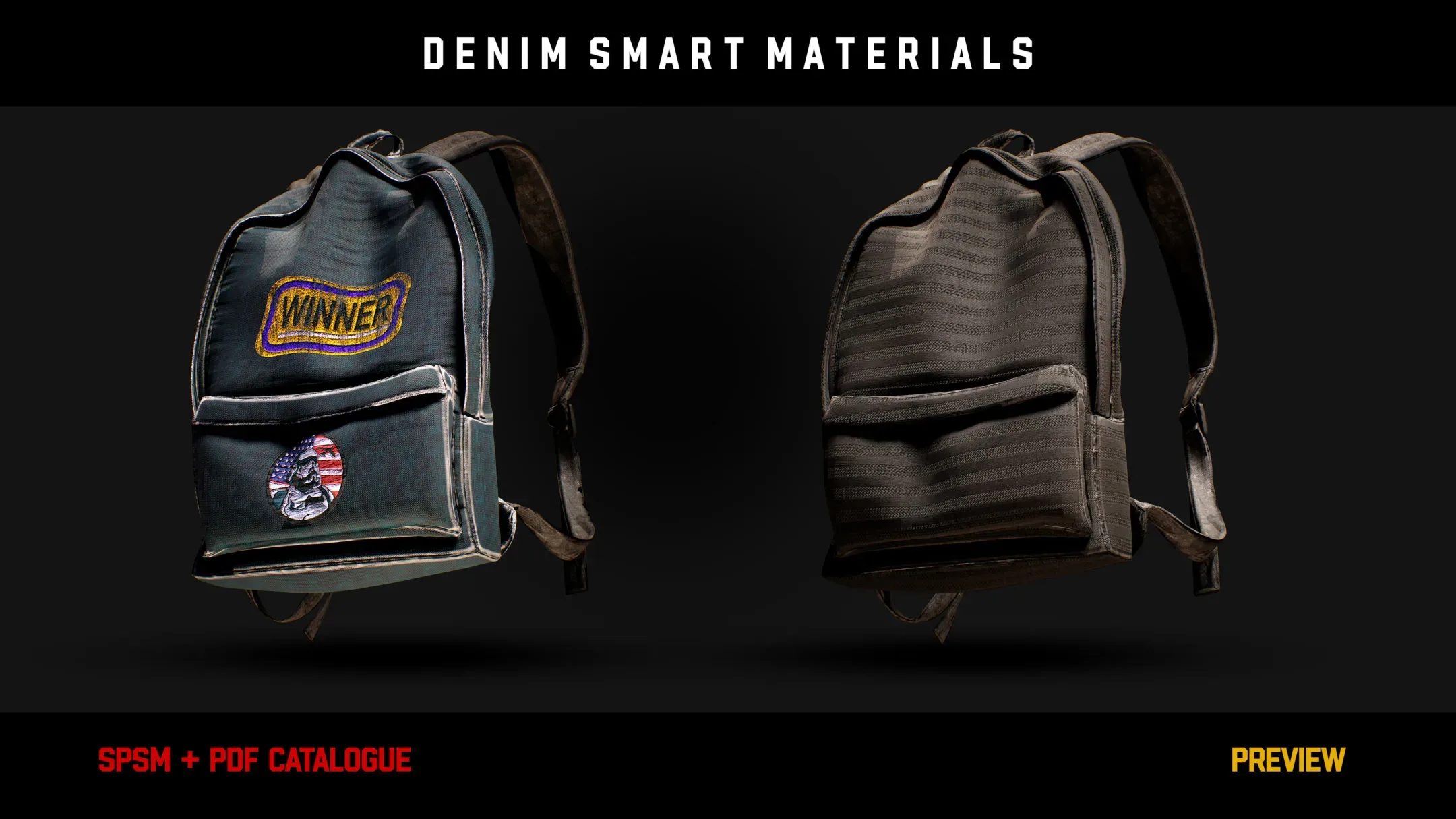 ” 15 High Detailed Denim Smart Materials ” (vol.2)