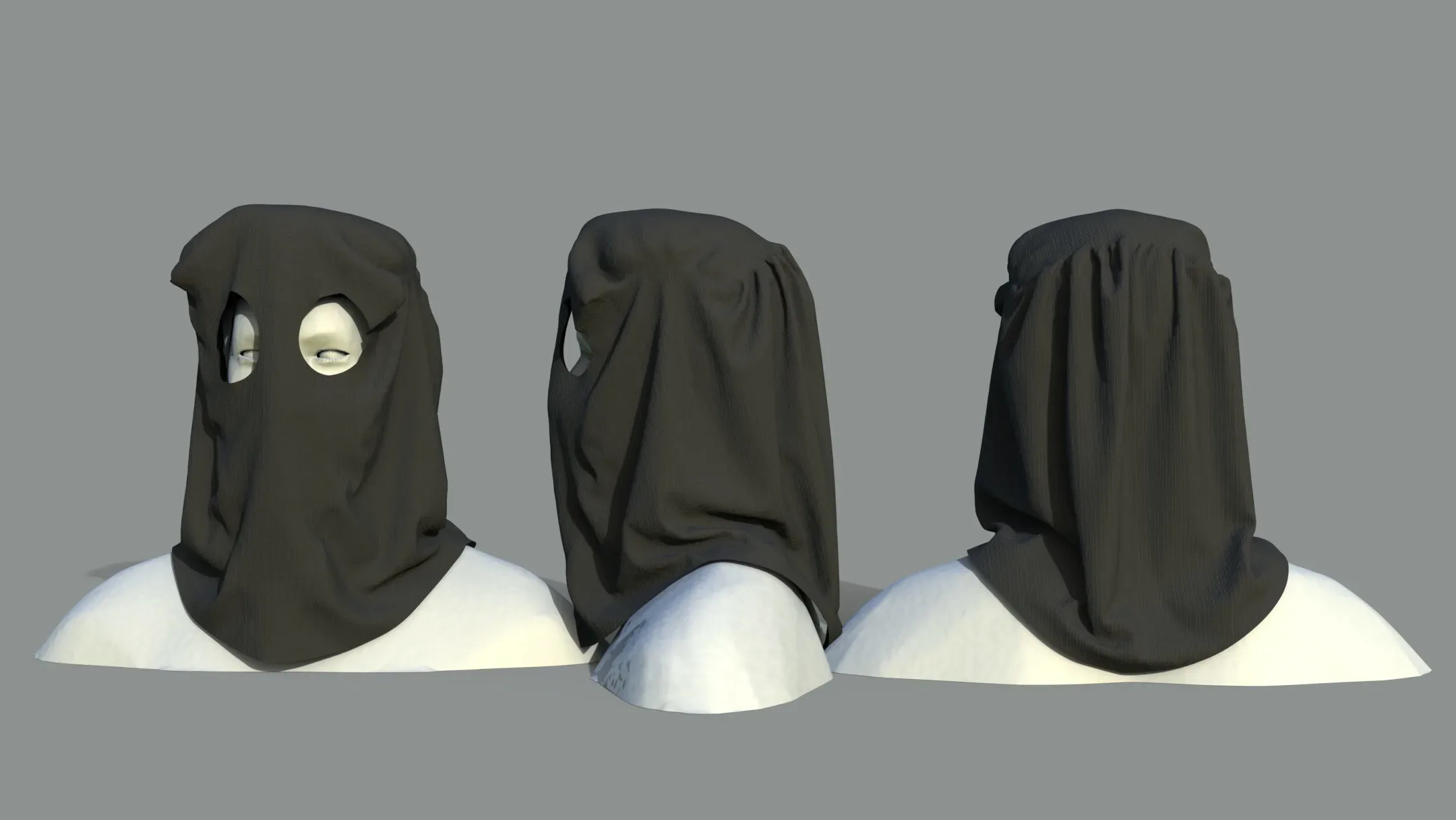 Face Mask Low Poly With UV Vol.1