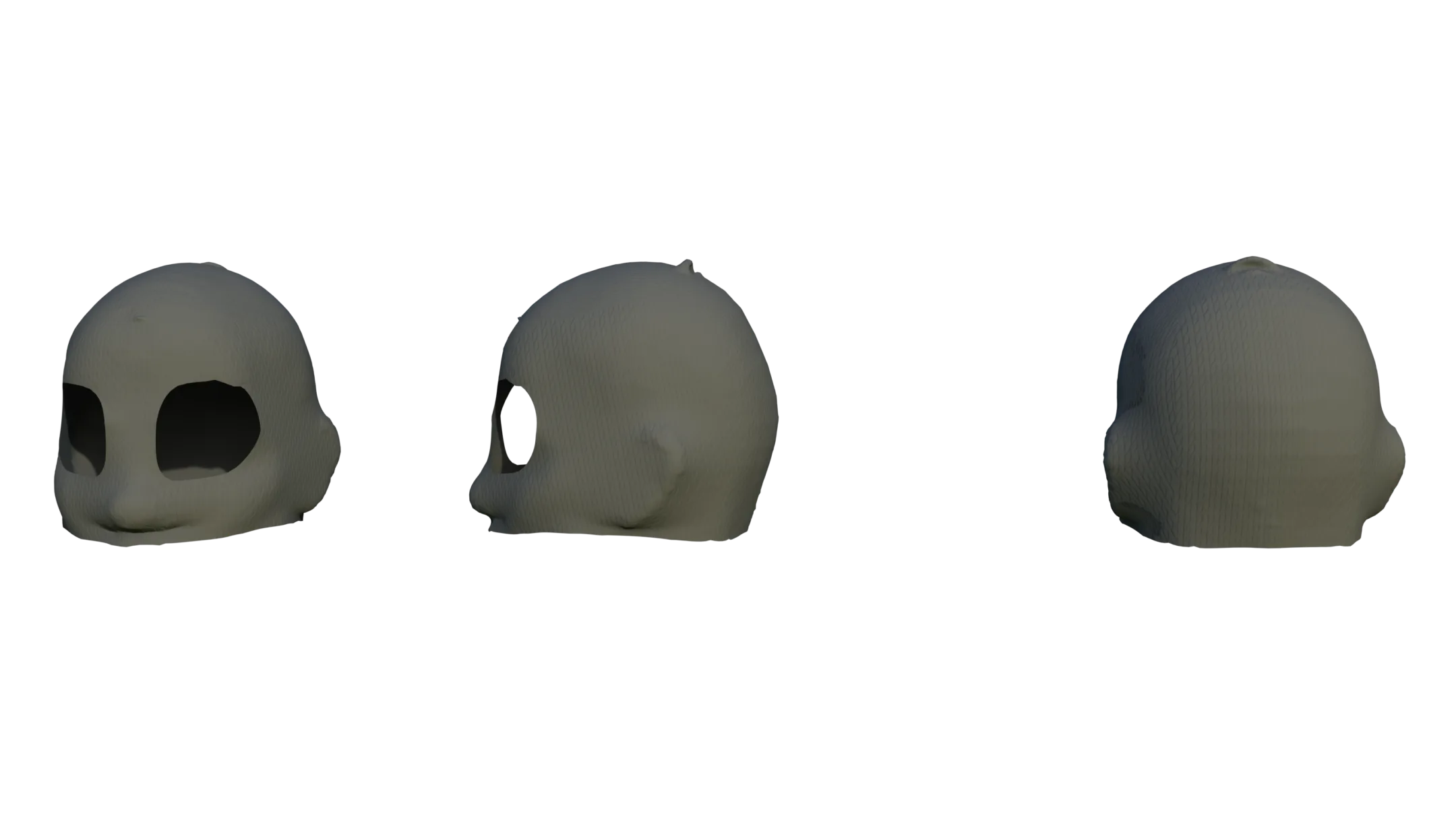 Face Mask Low Poly With UV Vol 2