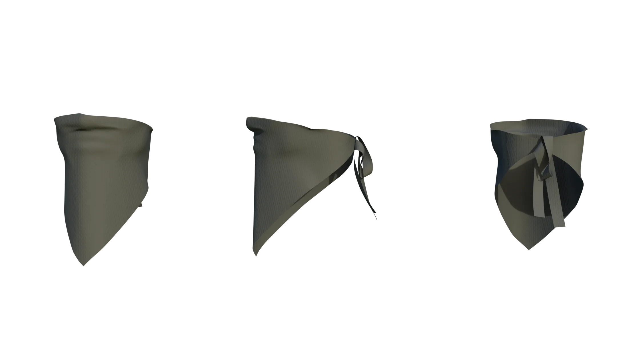 Face Mask Low Poly With UV Vol 2