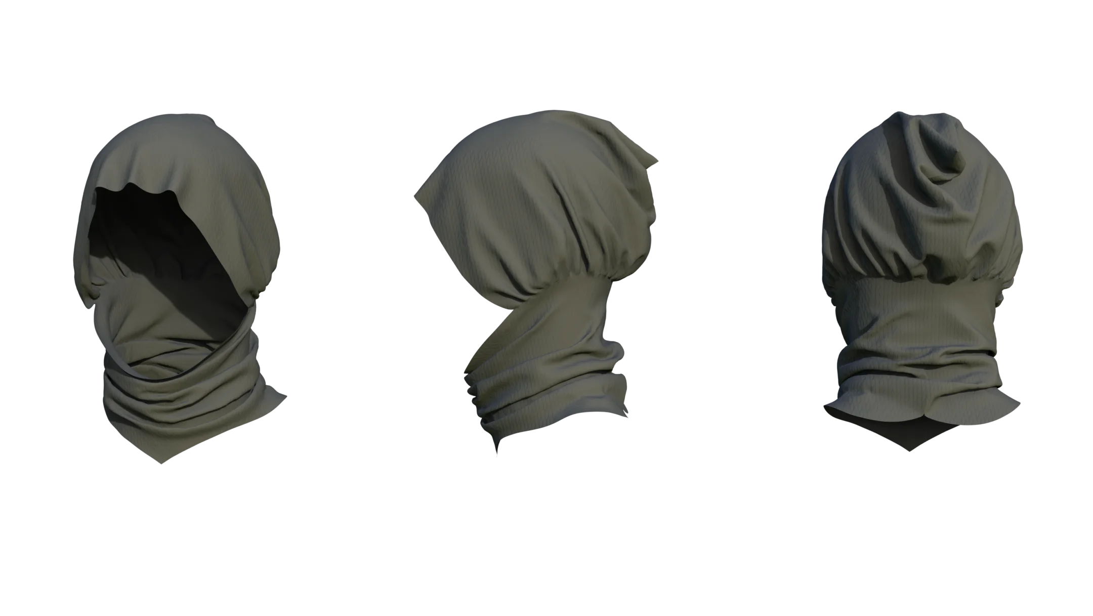 Face Mask Low Poly With UV Vol 2