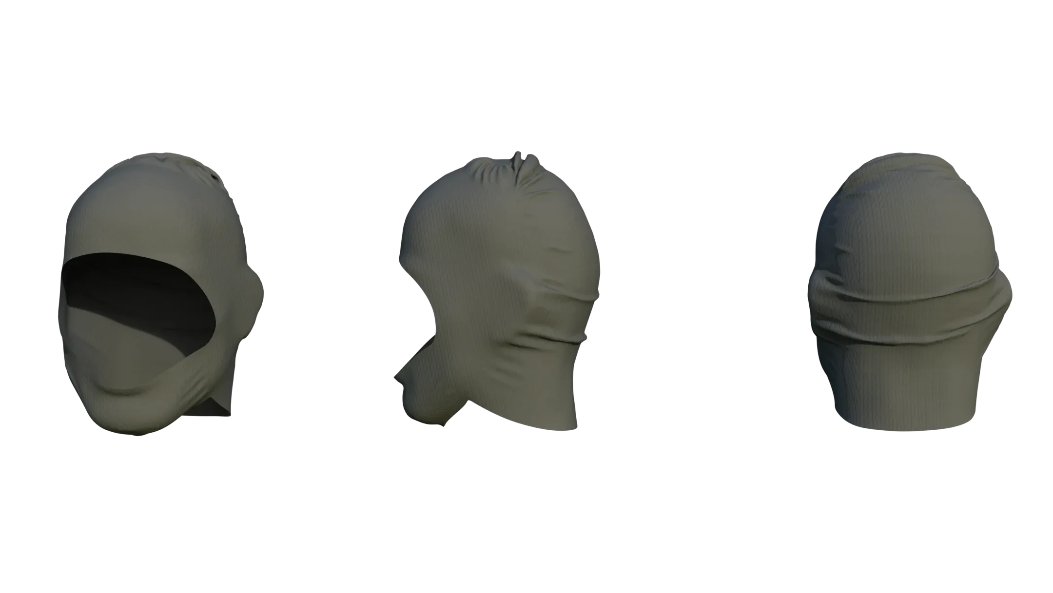 Face Mask Low Poly With UV Vol 3