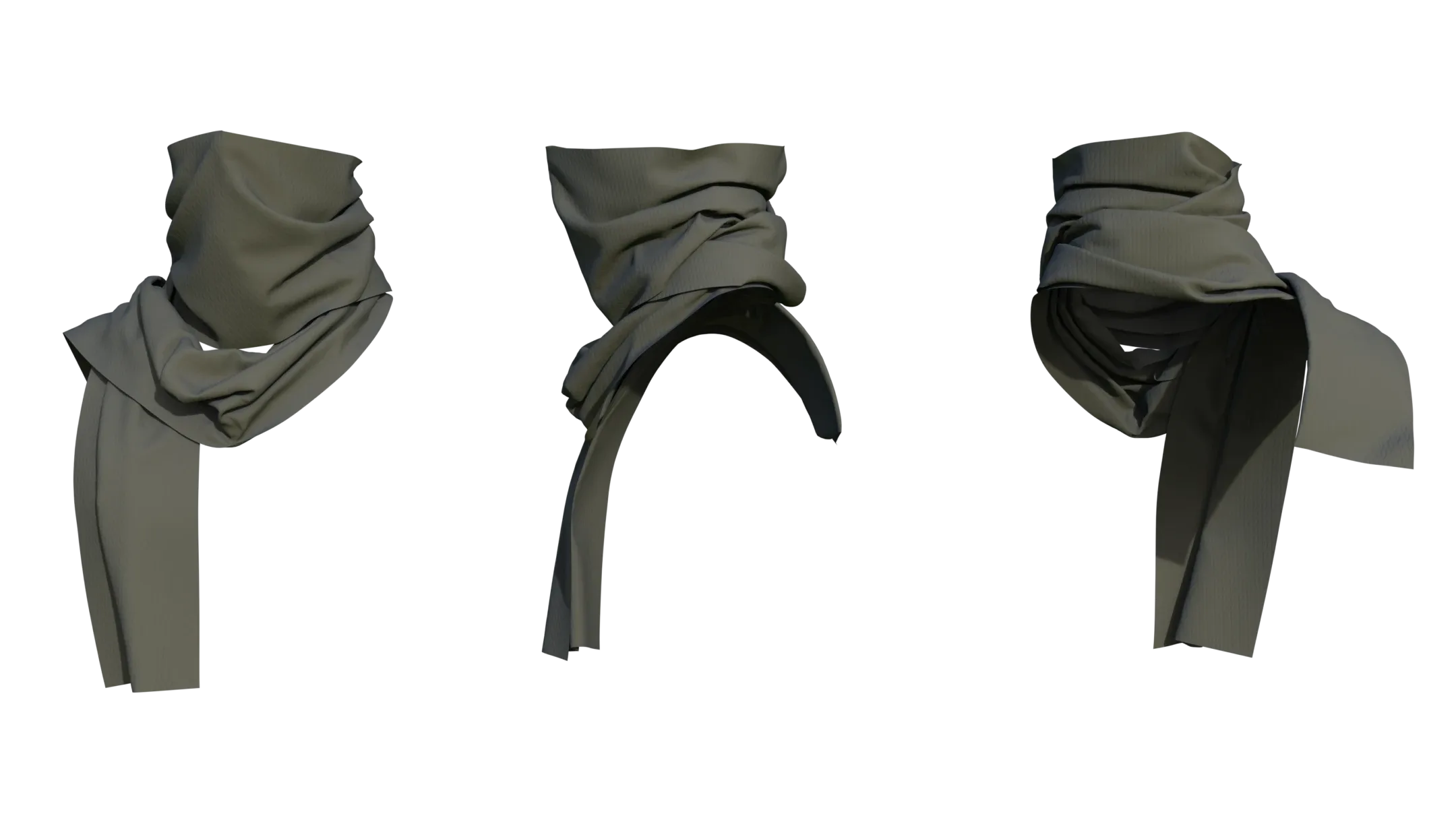 Face Mask Low Poly With UV Vol 3