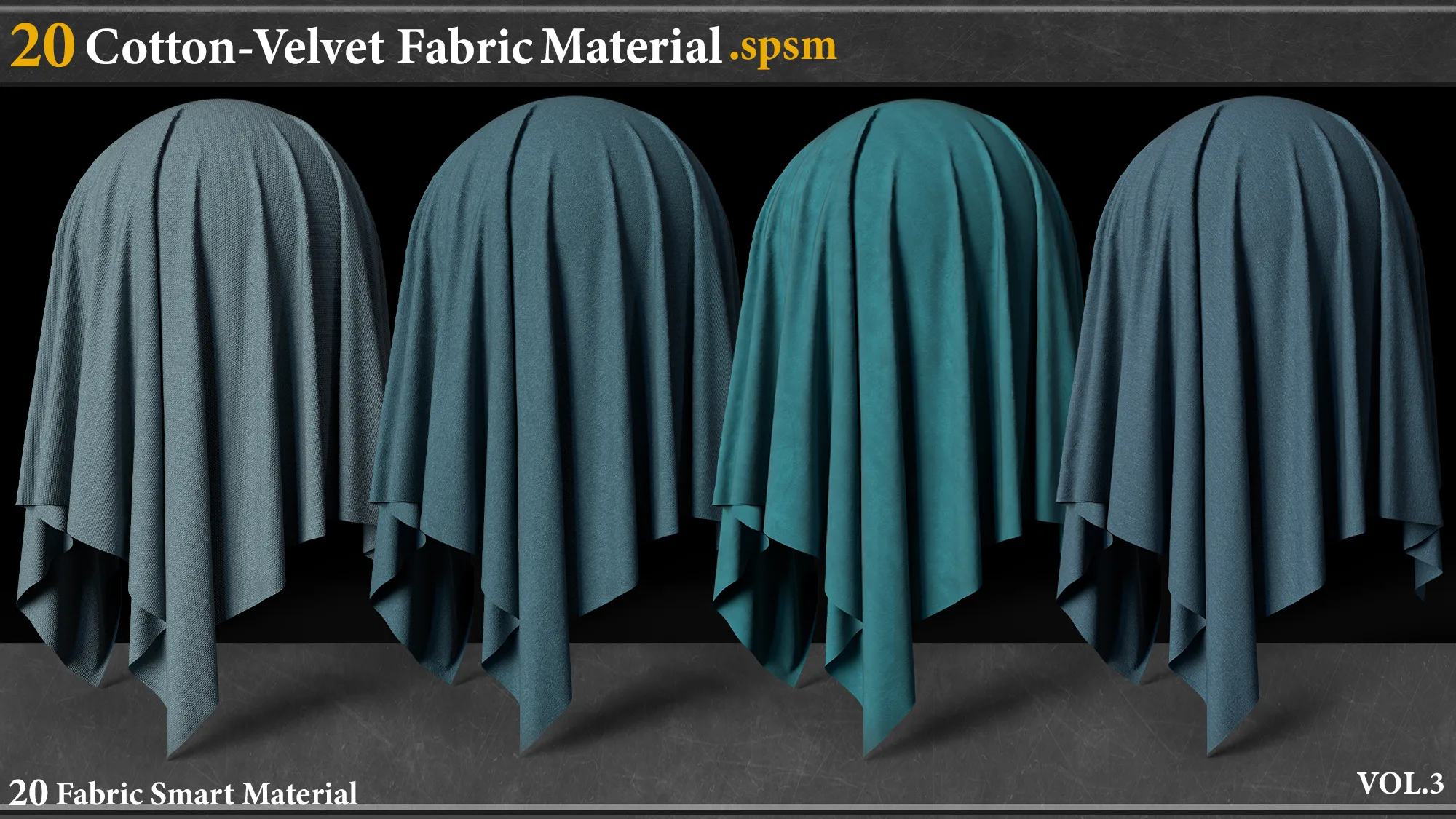 20 Cotton-Velvet Fabric Smart Material _VOL.3