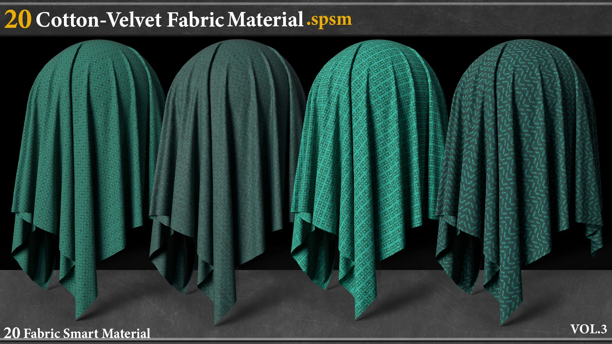 20 Cotton-Velvet Fabric Smart Material _VOL.3