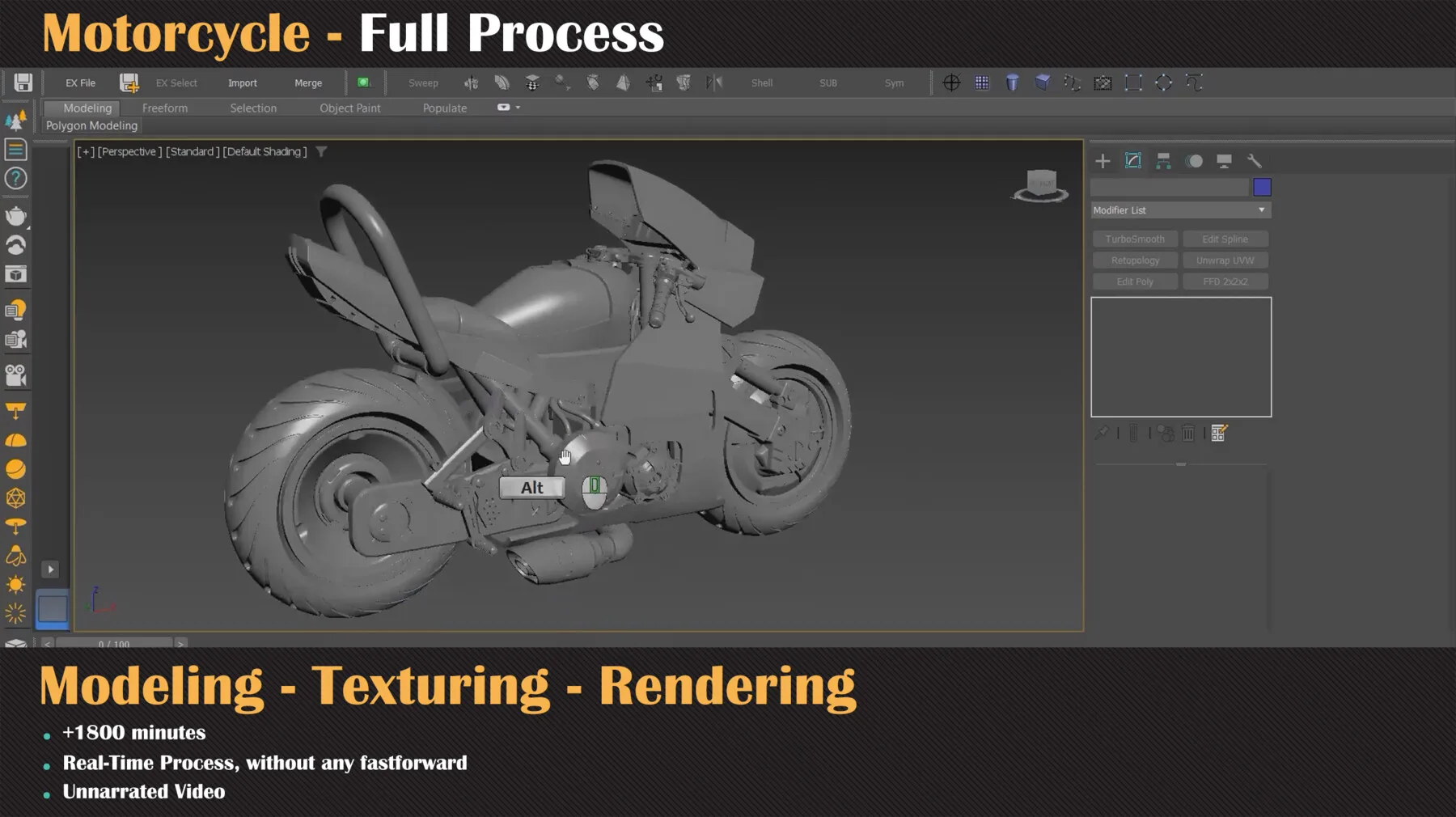 Motorcycle Tutorial Full process