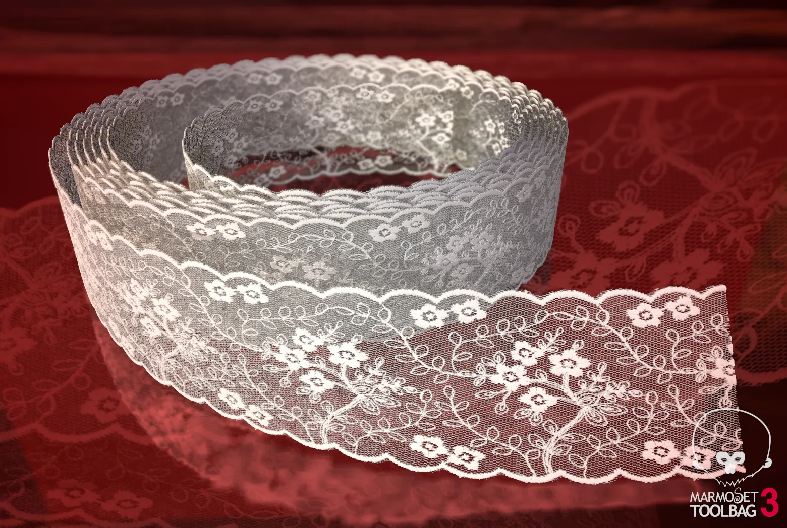 Fabric Vol 03 - Lace Trims PBR