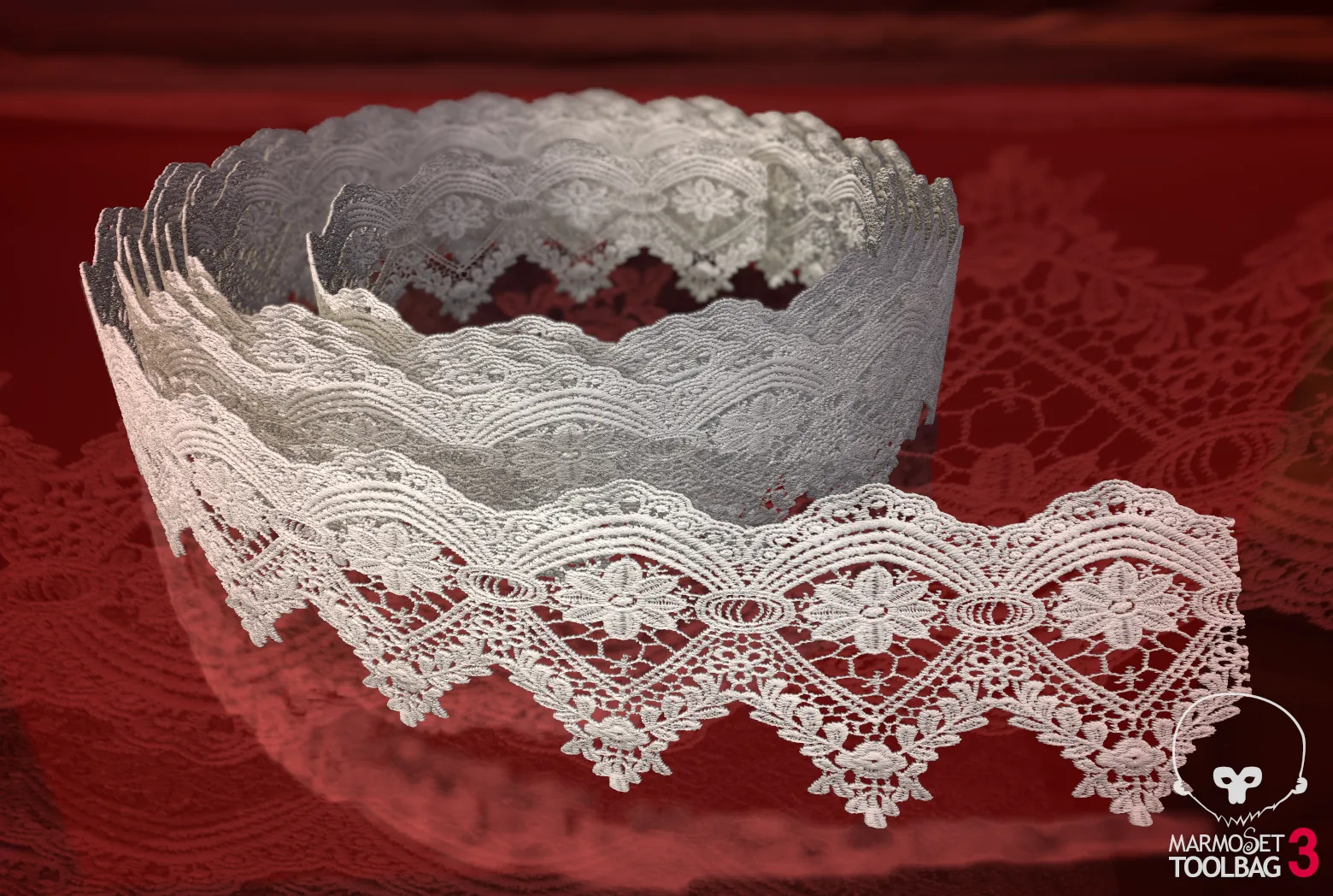 Fabric Vol 03 - Lace Trims PBR